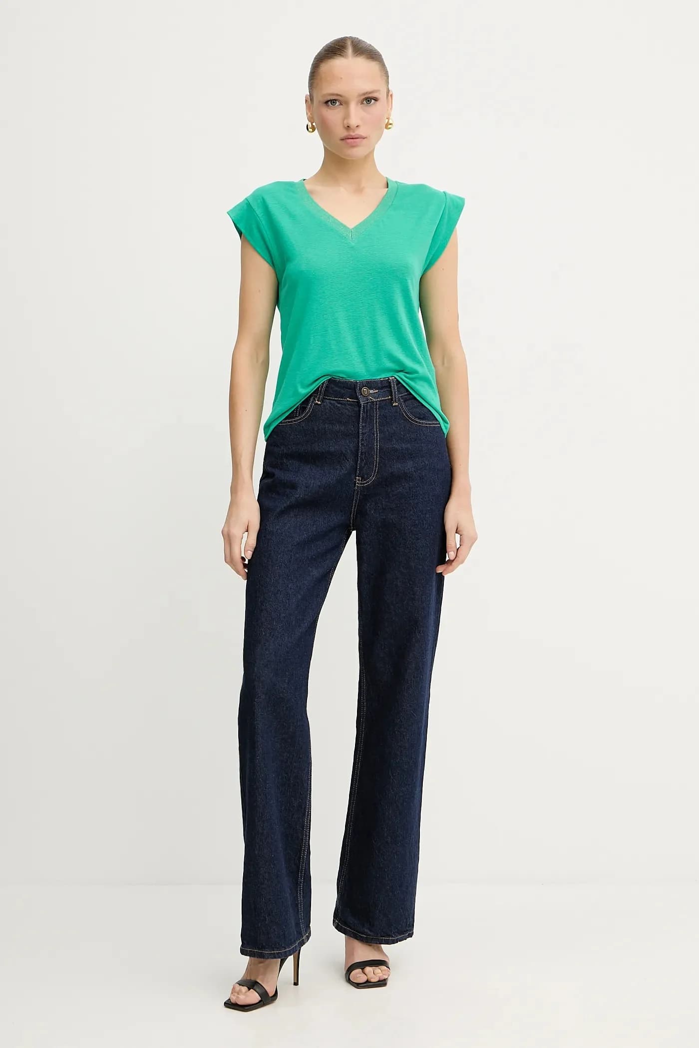 Льняная футболка - фото 2