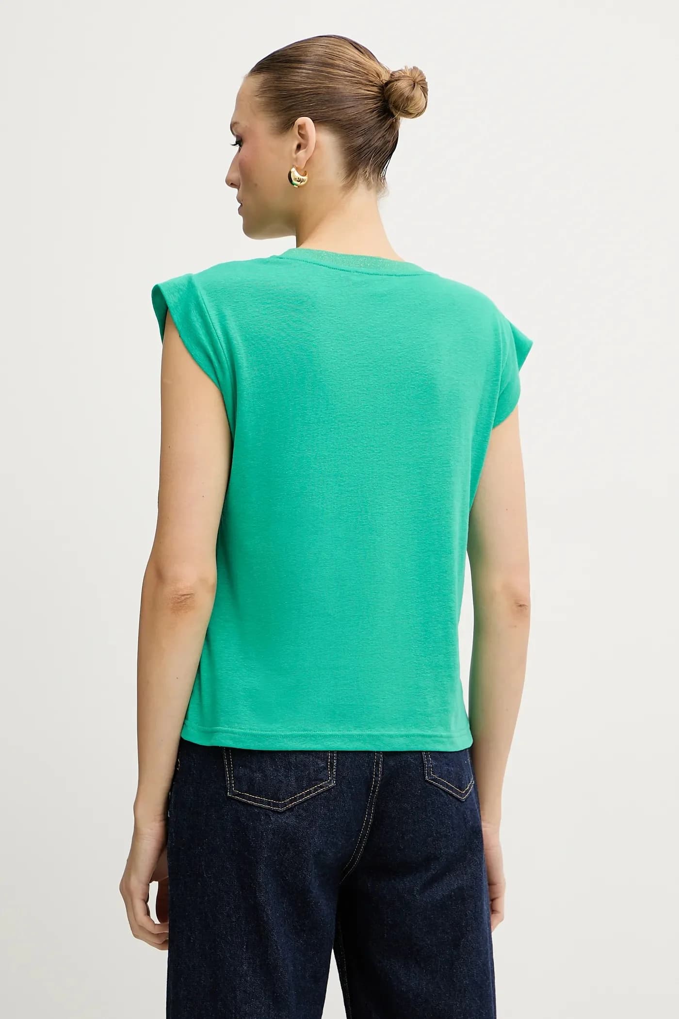 Льняная футболка - фото 3