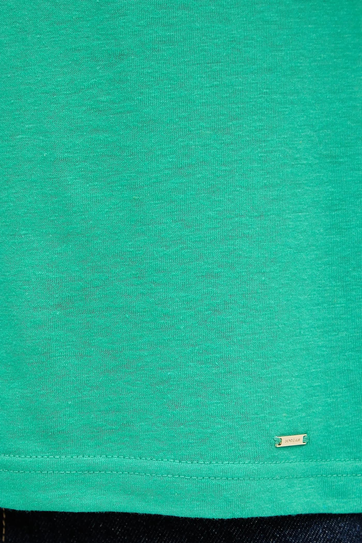 Льняная футболка - фото 6