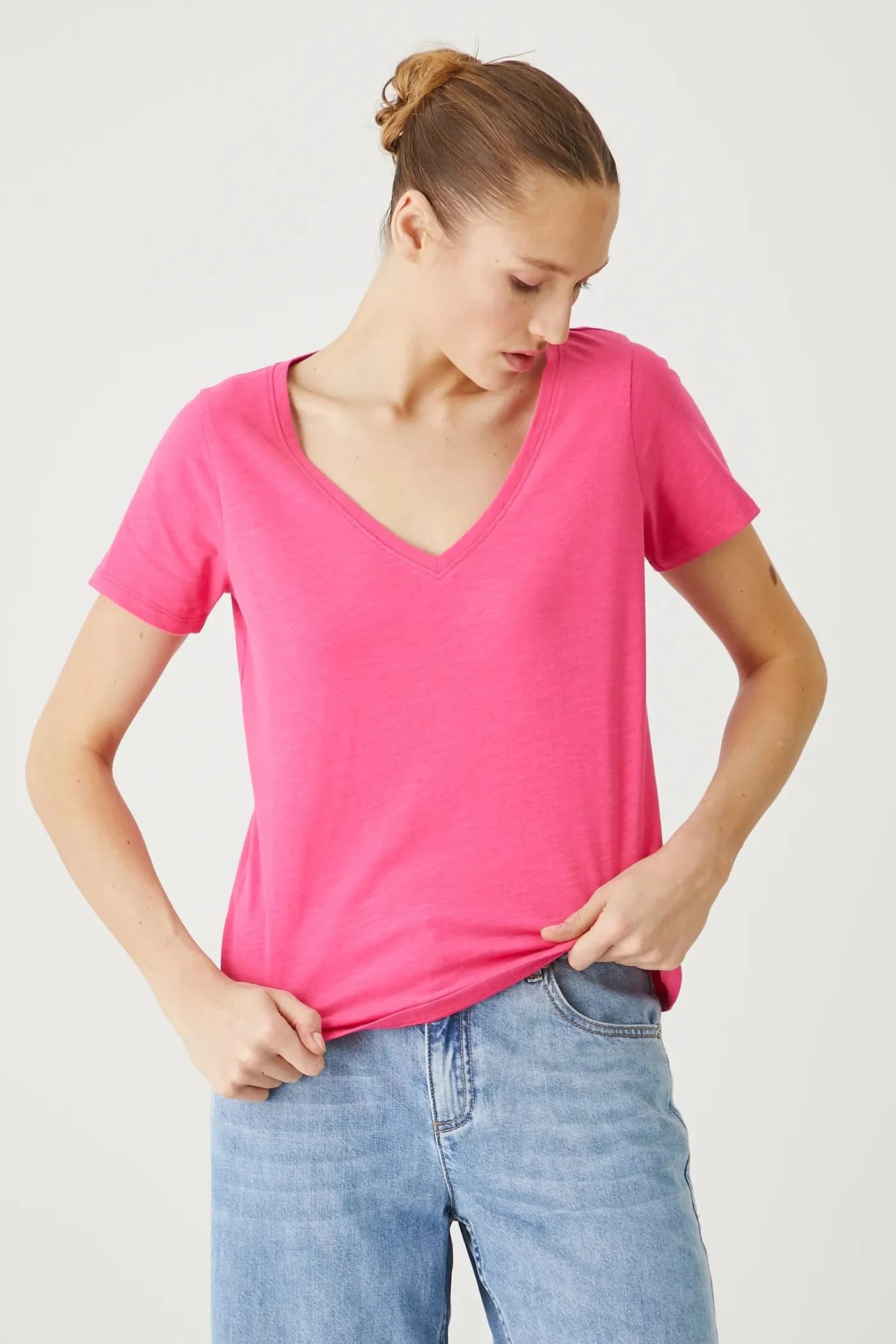 Хлопковая футболка - фото 4