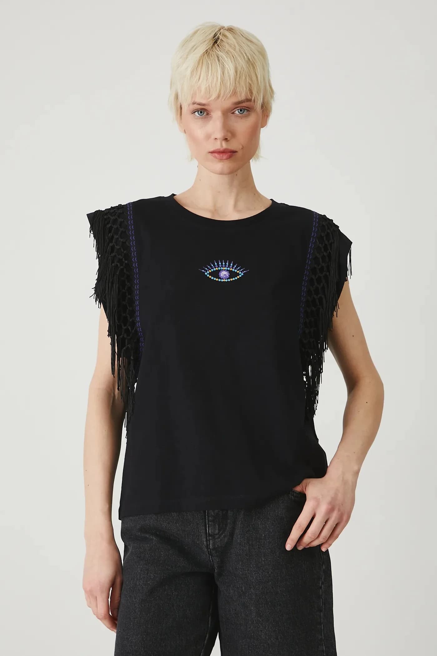 Хлопковая футболка - фото 6