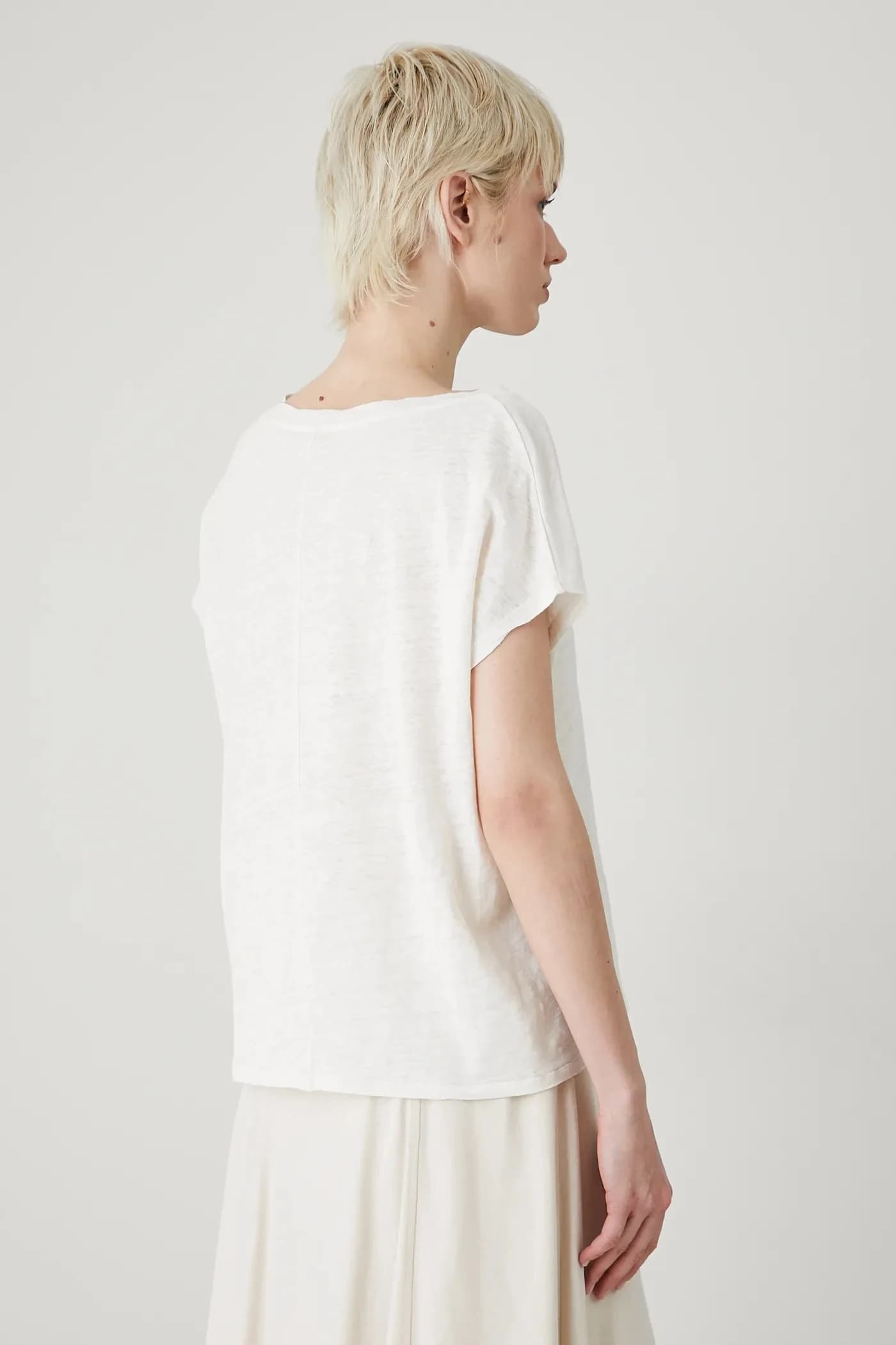 Льняная футболка - фото 3