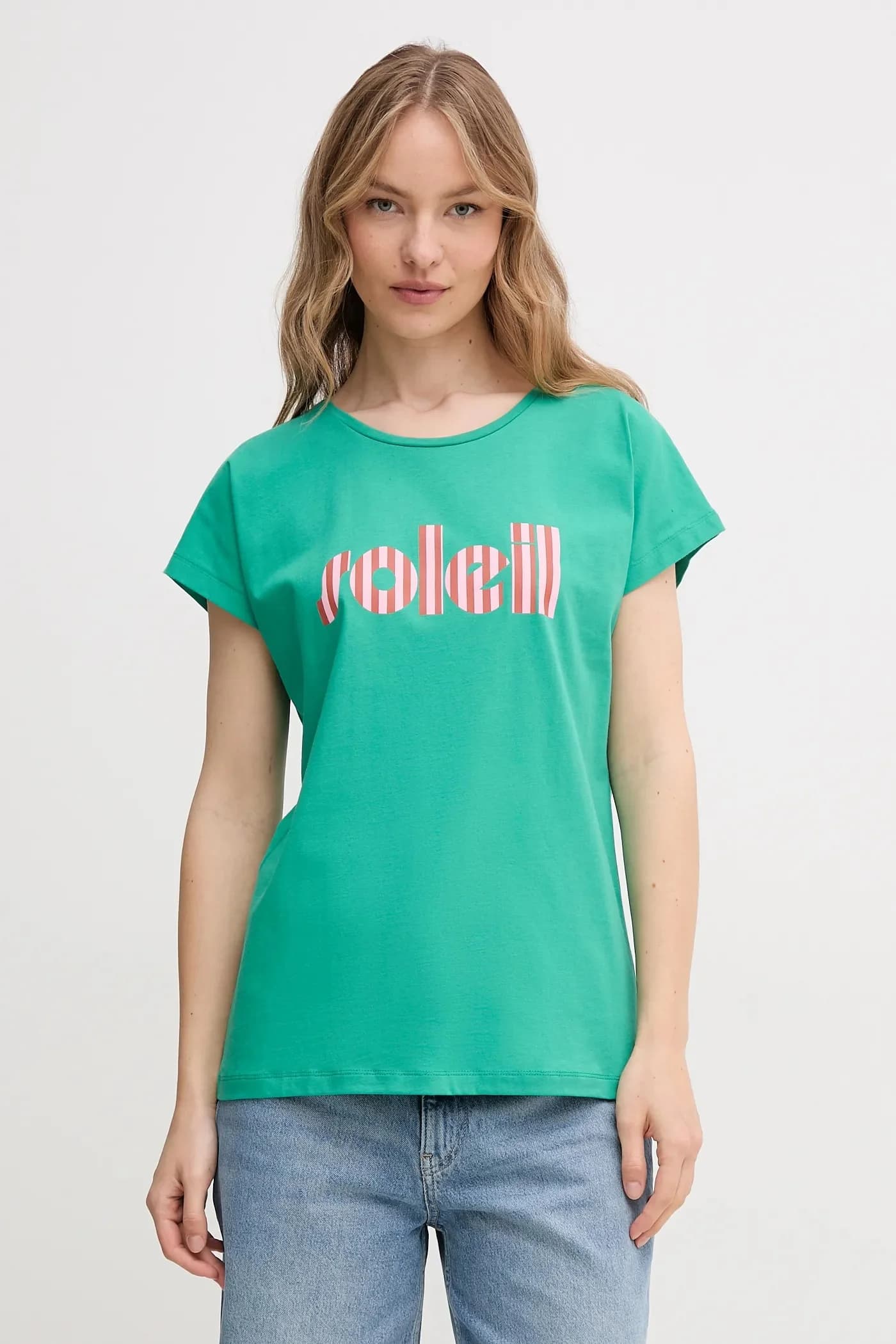 Хлопковая футболка TYFANY