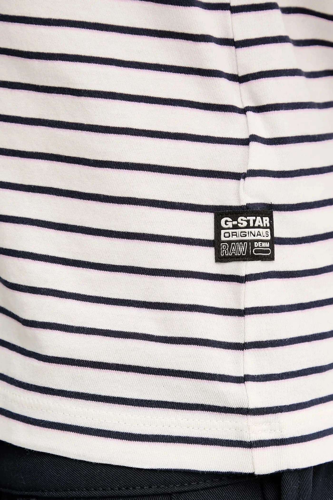 Хлопковая футболка в полоску eyben slim v t 2.0 - фото 5