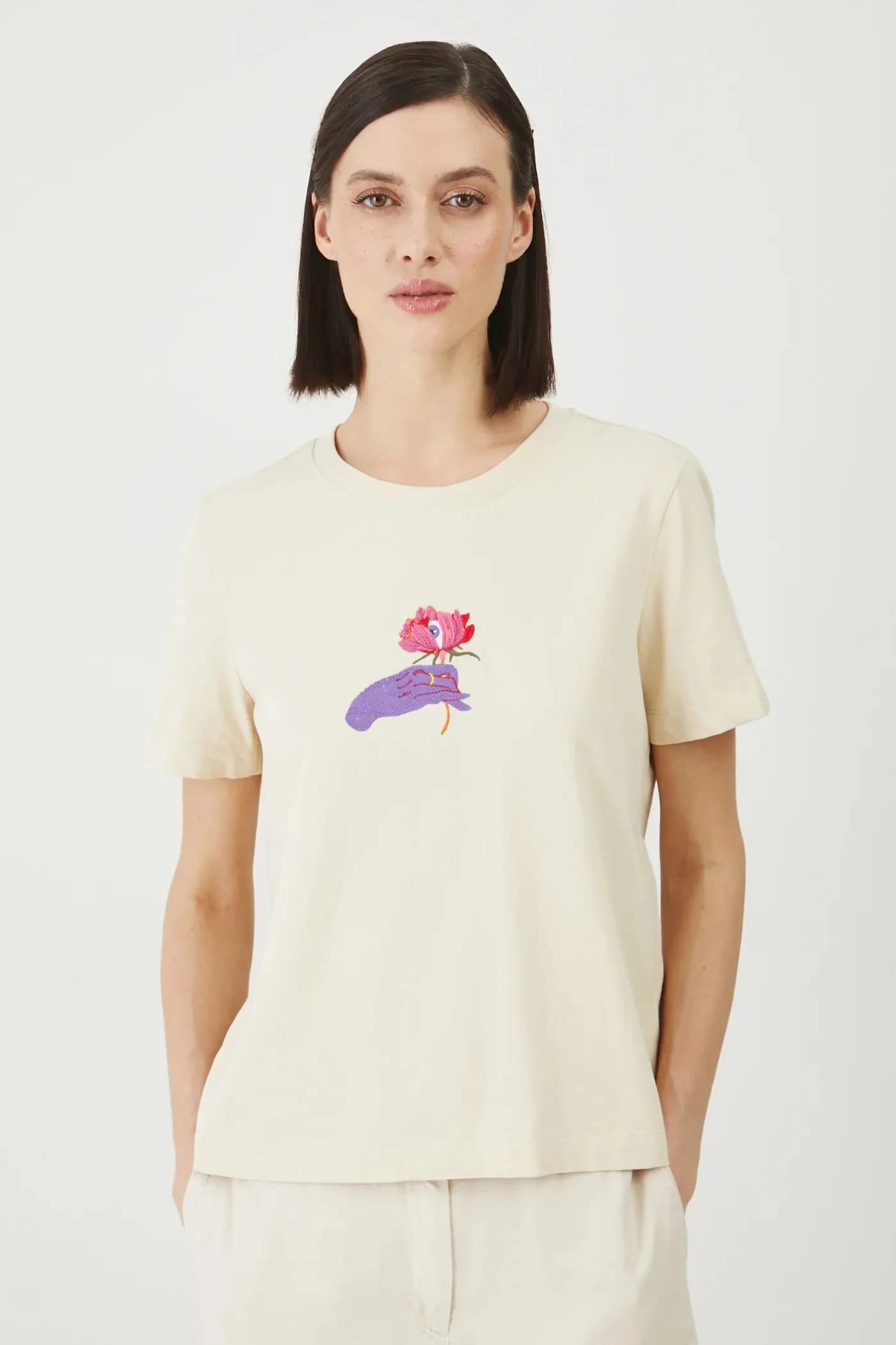 Хлопковая футболка - фото 5