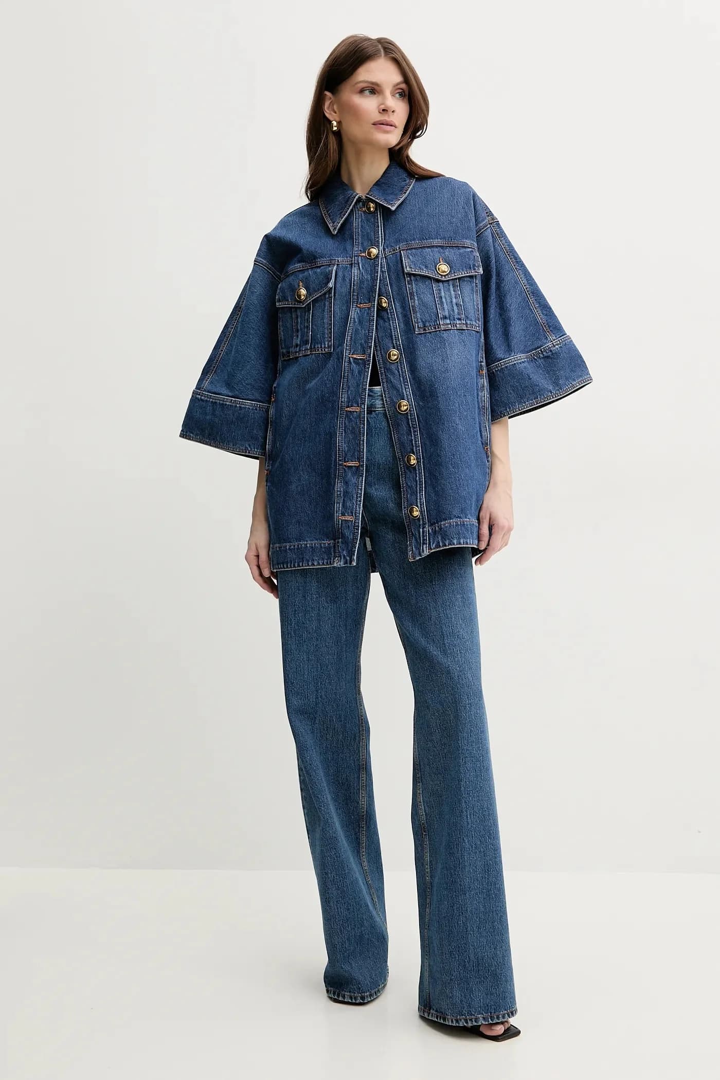 хлопковая футболка LANGU - фото 2