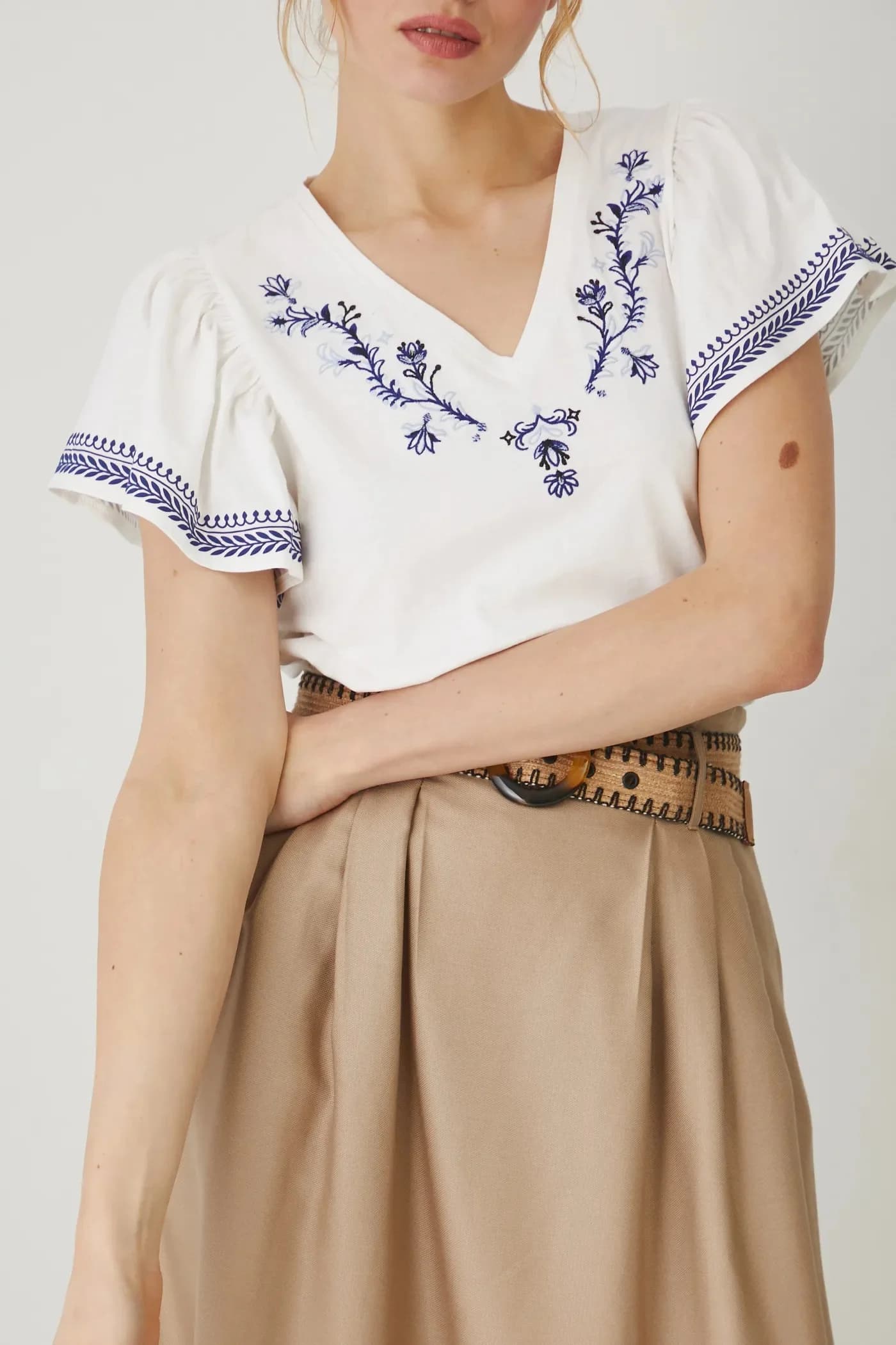 Хлопковая футболка - фото 4