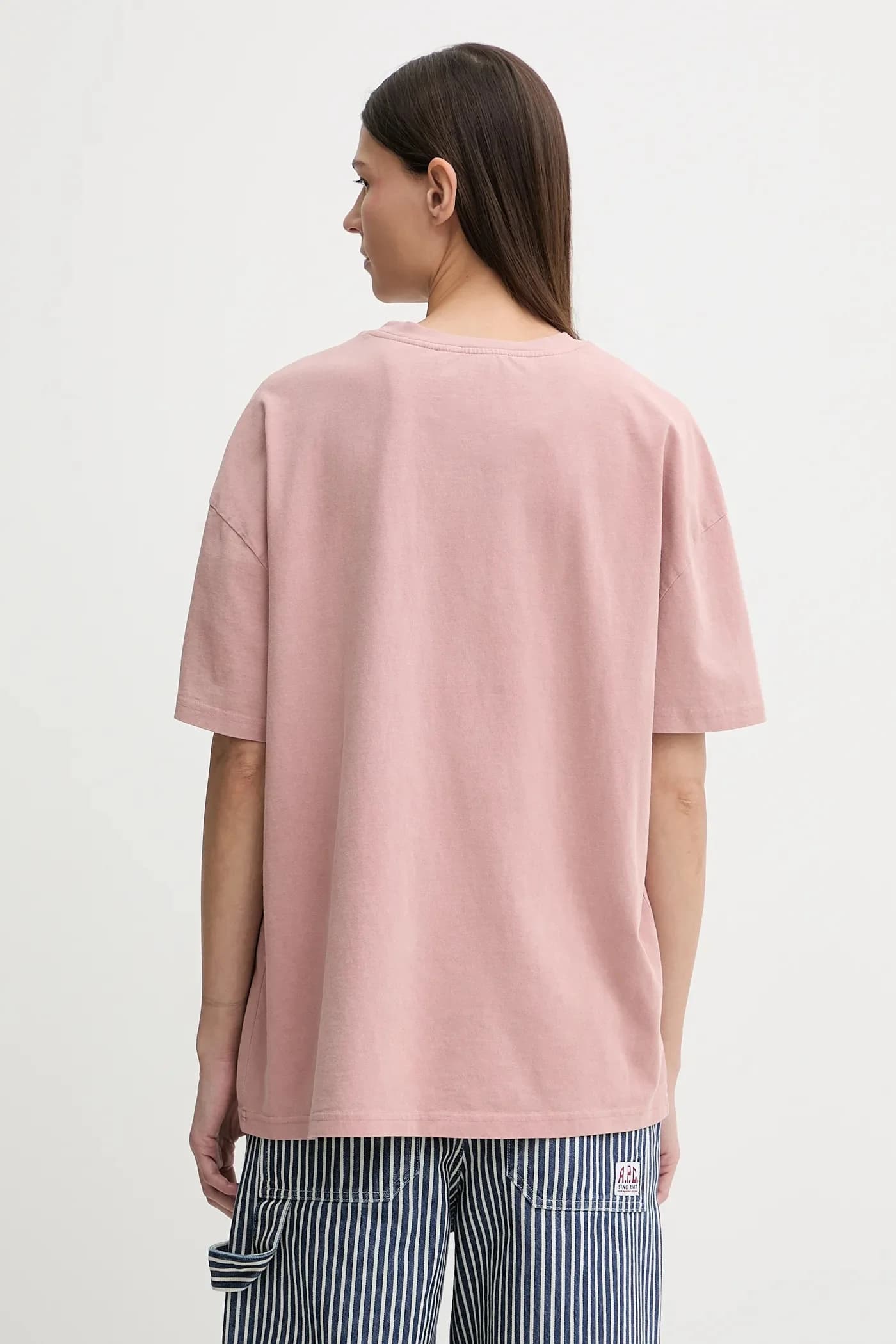 Футболка из хлопка с плавкой посадкой - фото 3