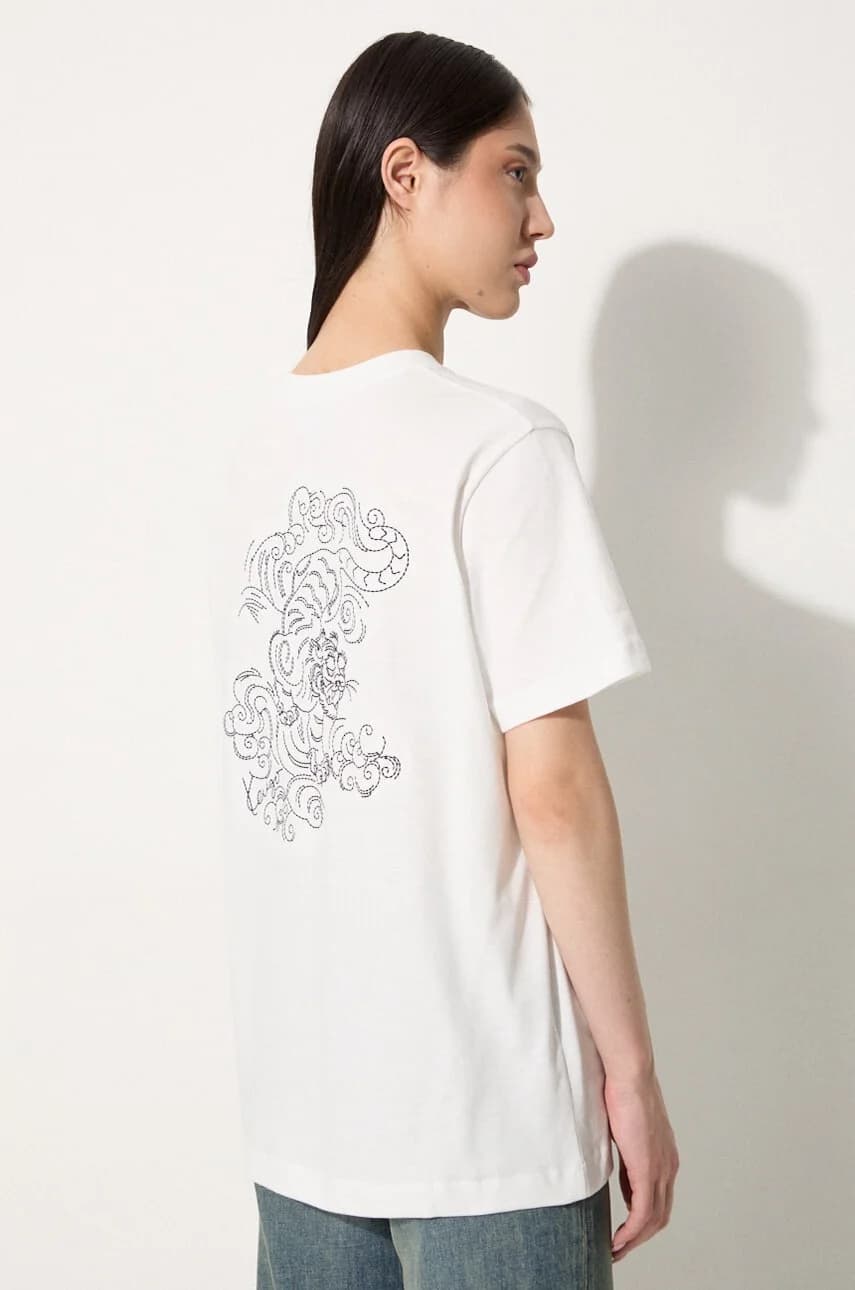 Свободная хлопковая футболка Gots Star Tiger Embed - фото 3