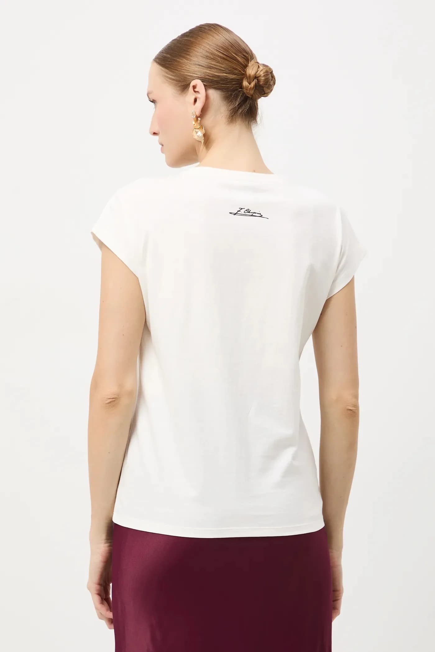 Хлопковая футболка - фото 4