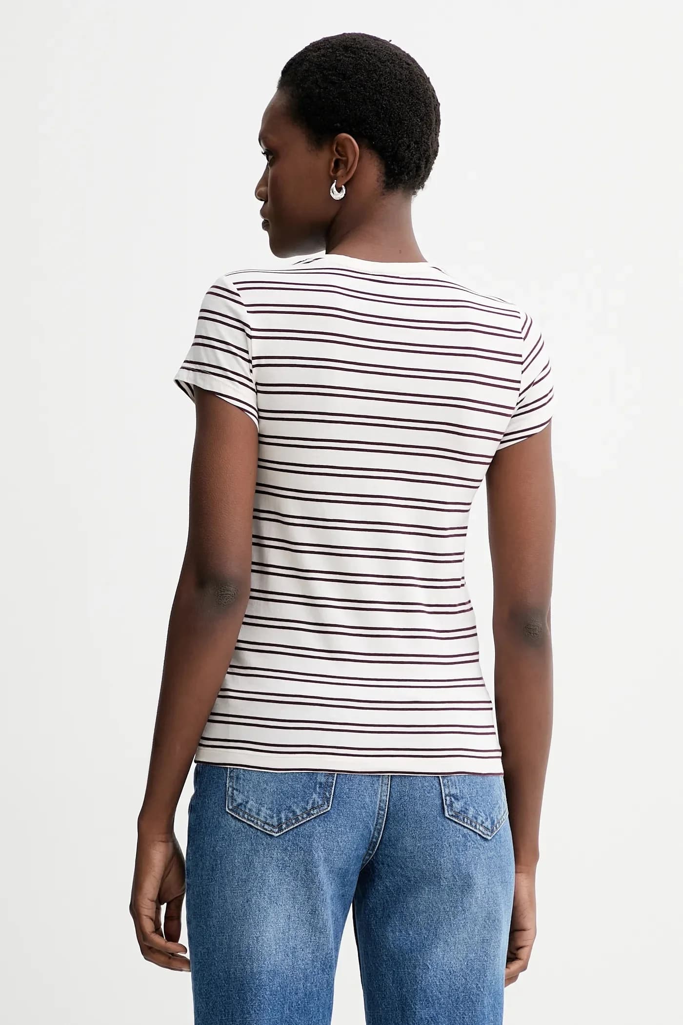 Футболка из сырого хлопка Stripe eyben slim v t 2.0 - фото 3