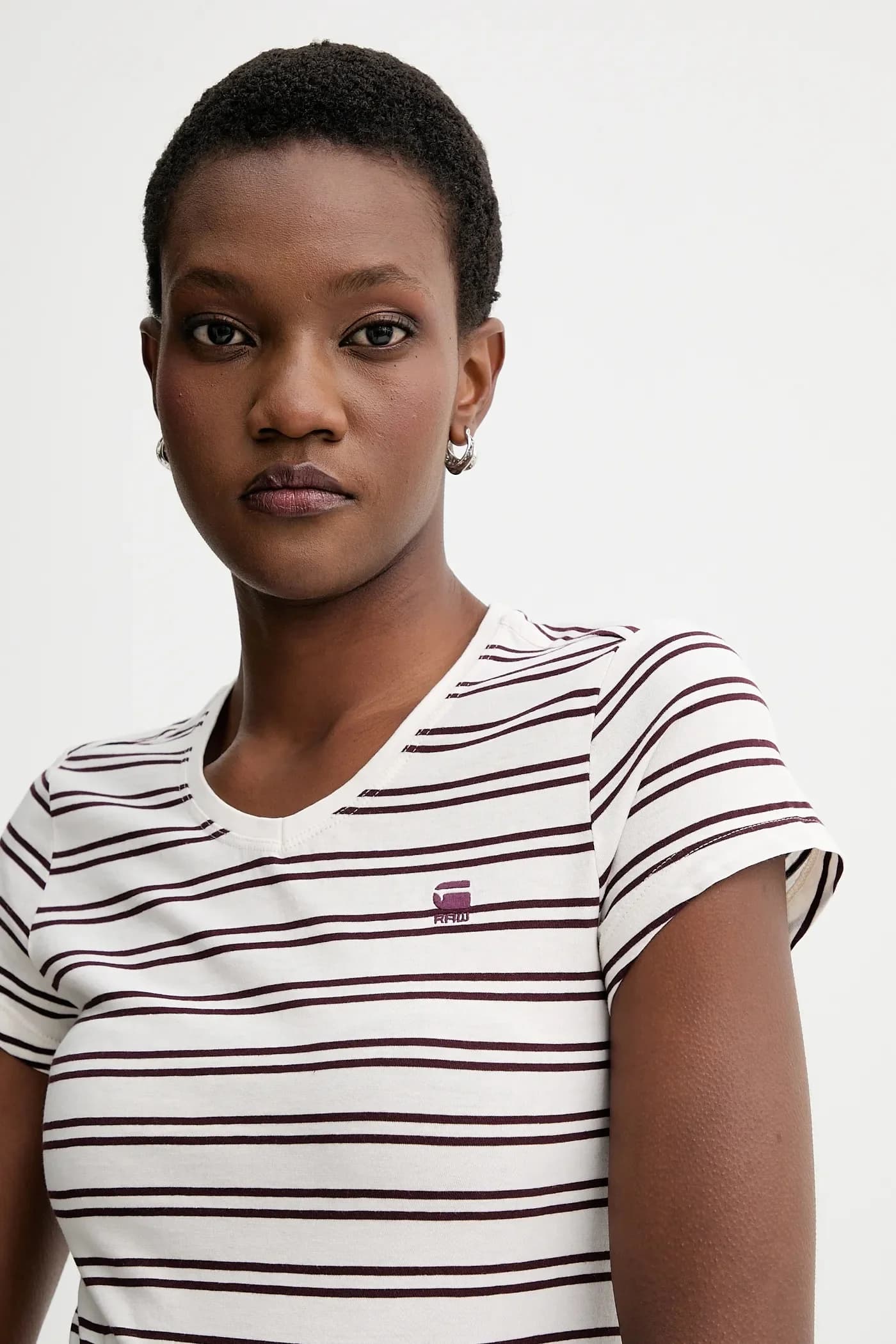 Футболка из сырого хлопка Stripe eyben slim v t 2.0 - фото 4