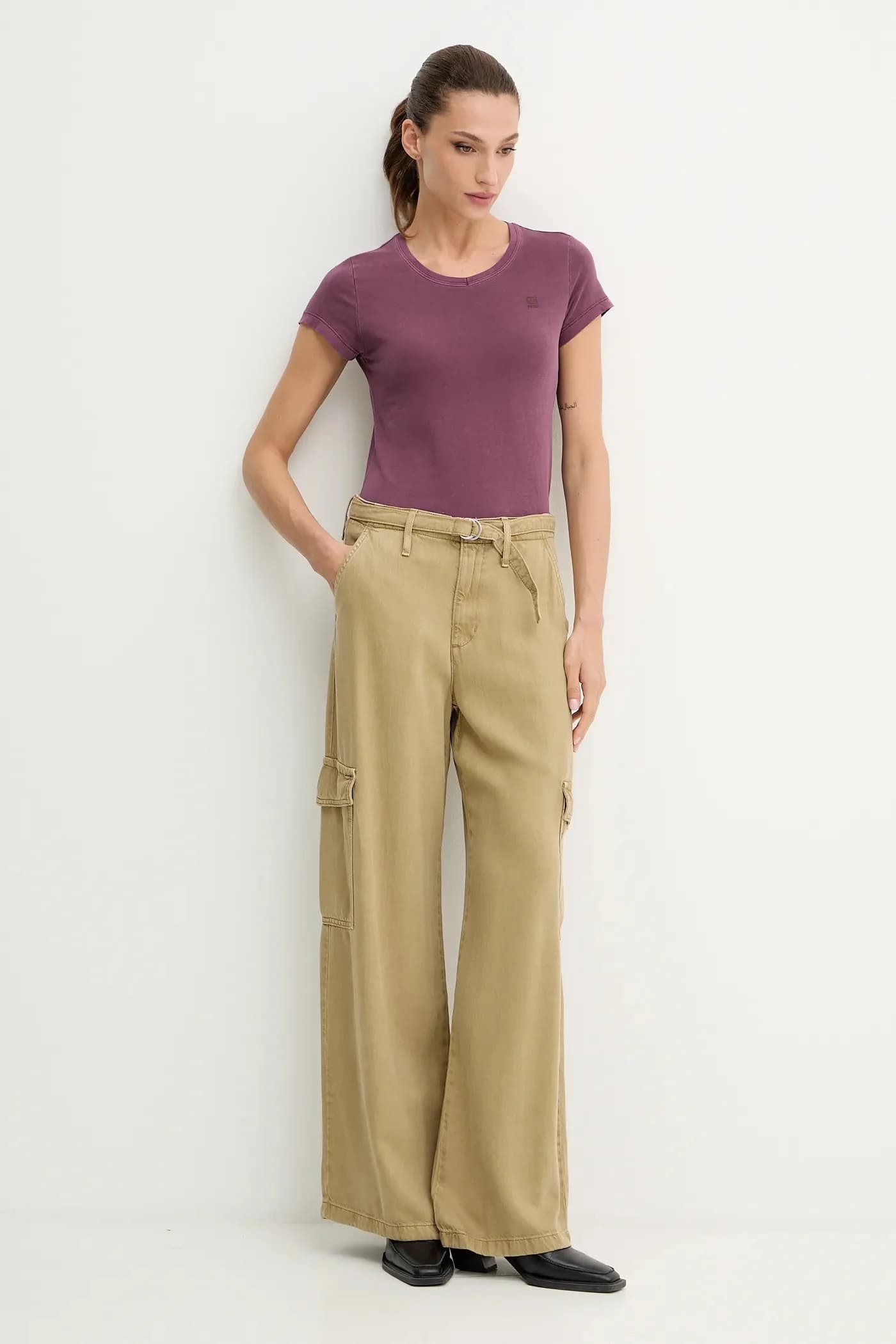 Футболка из необработанного хлопка Overdyed eyben slim v t 2.0 - фото 2