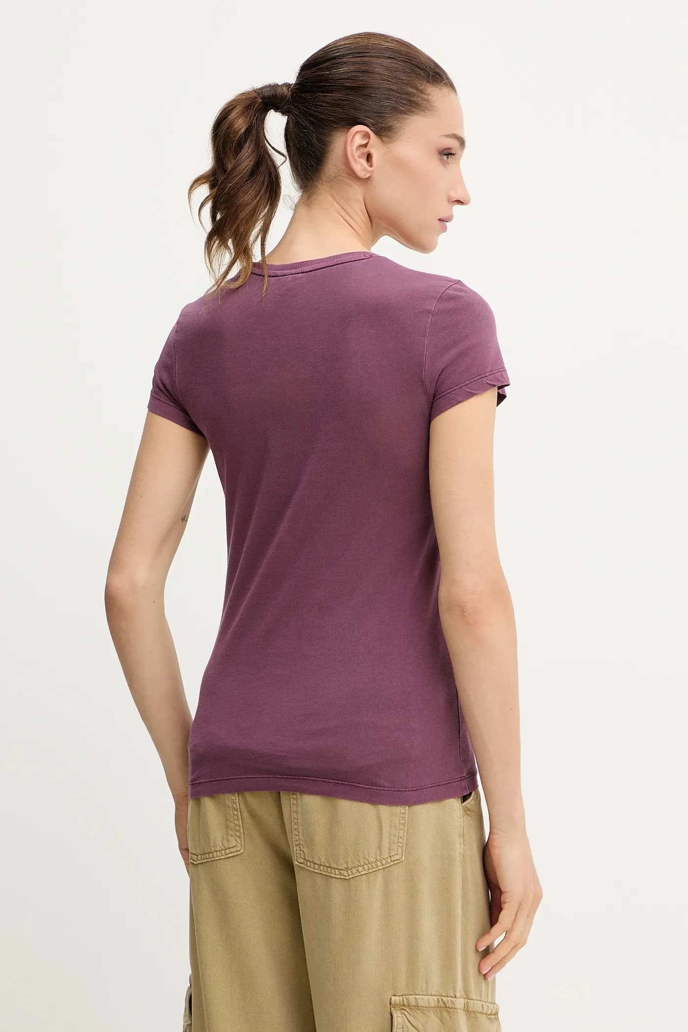 Футболка из необработанного хлопка Overdyed eyben slim v t 2.0 - фото 3