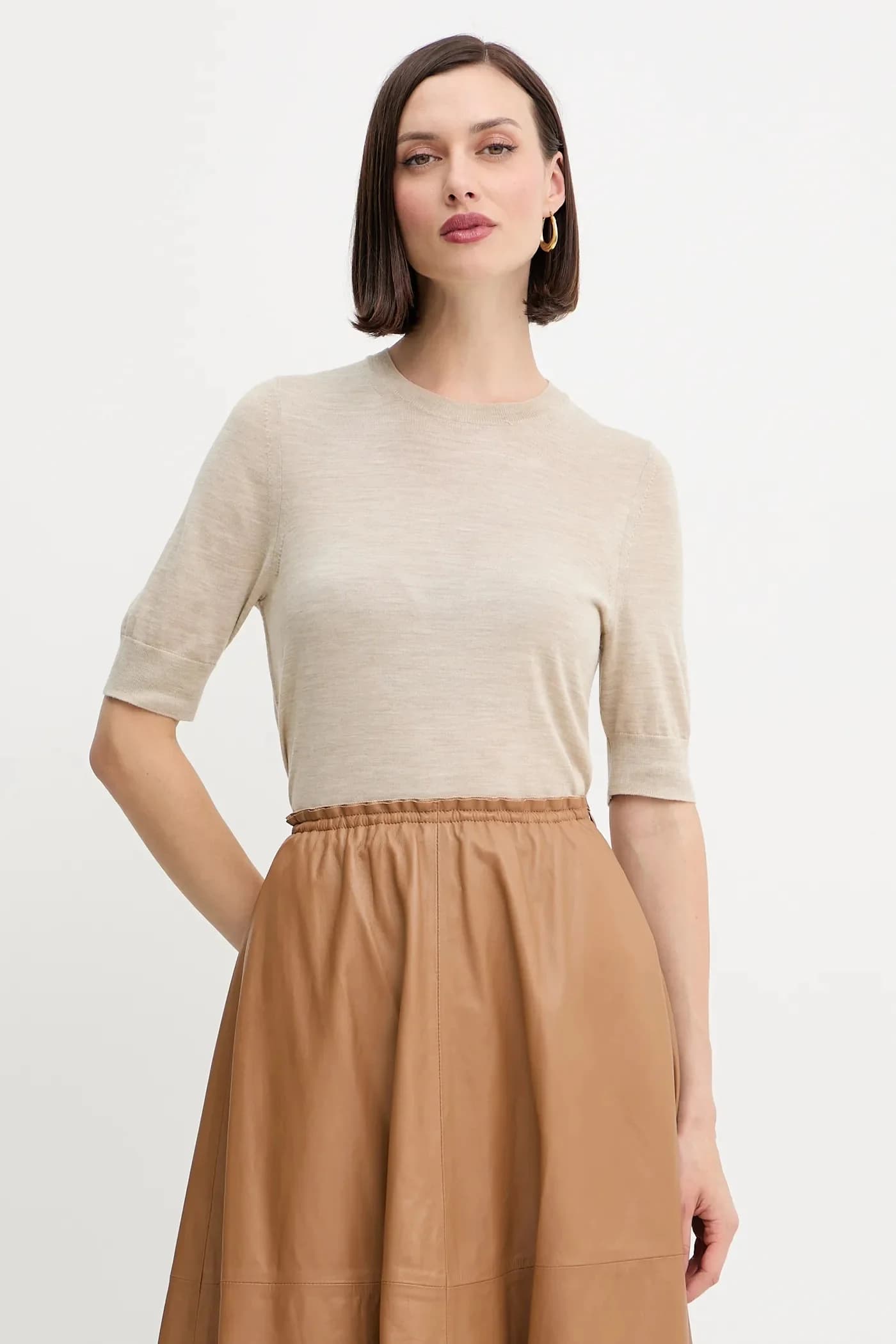 шерстяная футболка Farbella