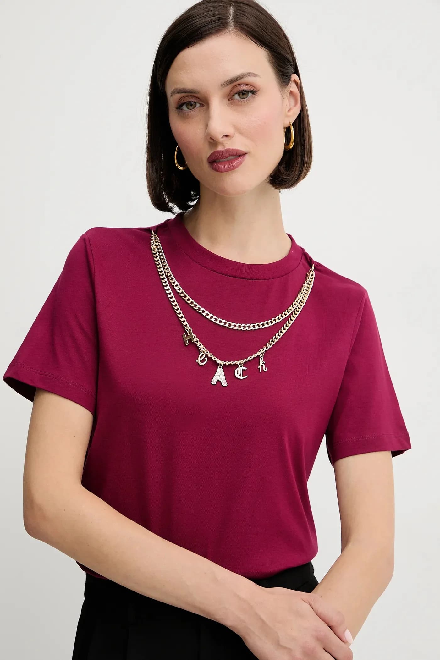 Хлопковая футболка BENSOULA - фото 4