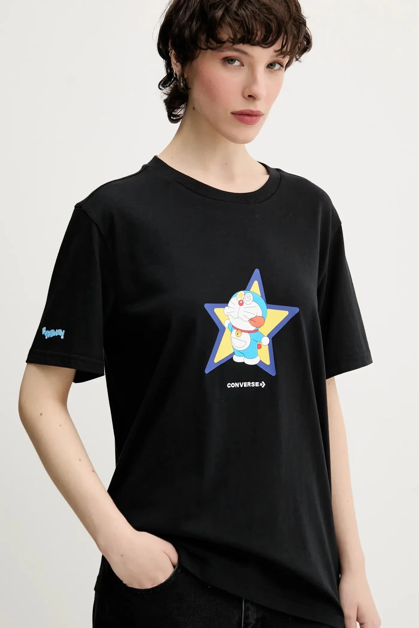 Хлопковая футболка DORAEMON GRAPHIC - фото 8