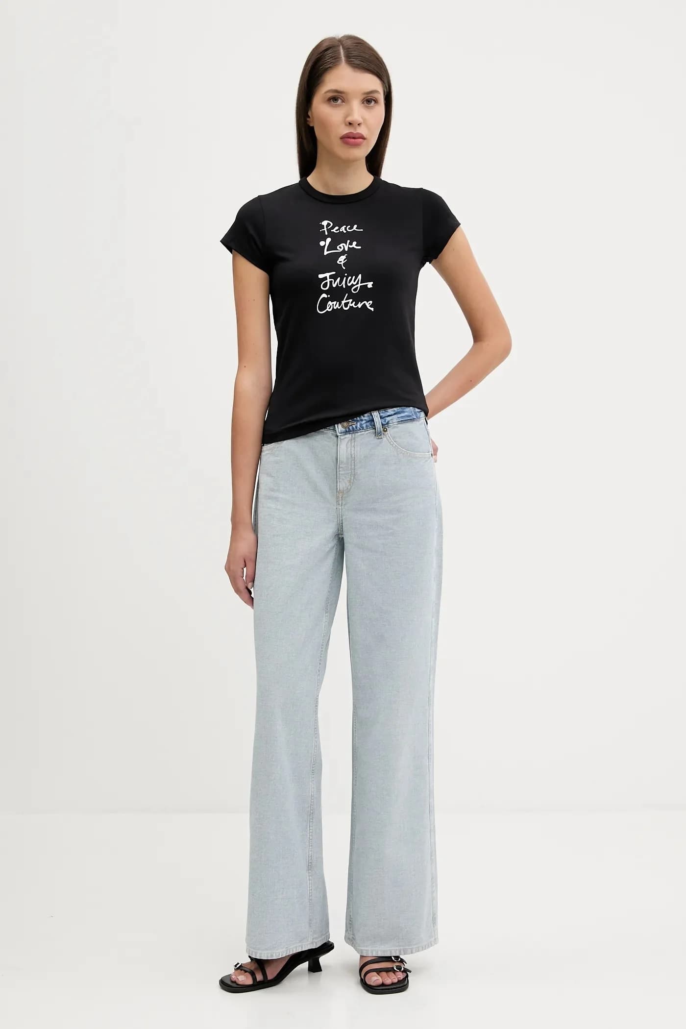 ФУТБОЛКА PEACE LOVE AND JUICY HILTON - фото 2