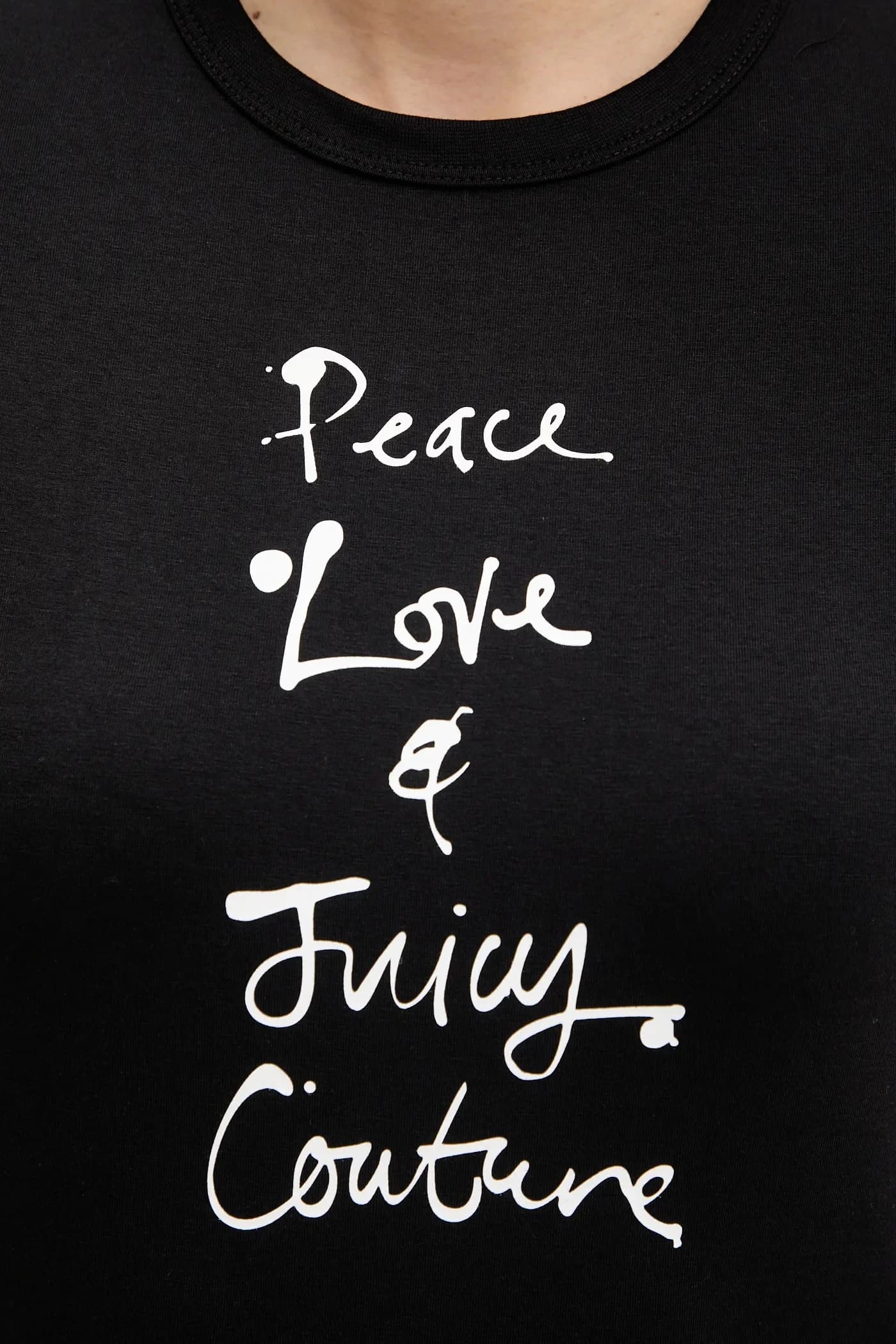 ФУТБОЛКА PEACE LOVE AND JUICY HILTON - фото 5