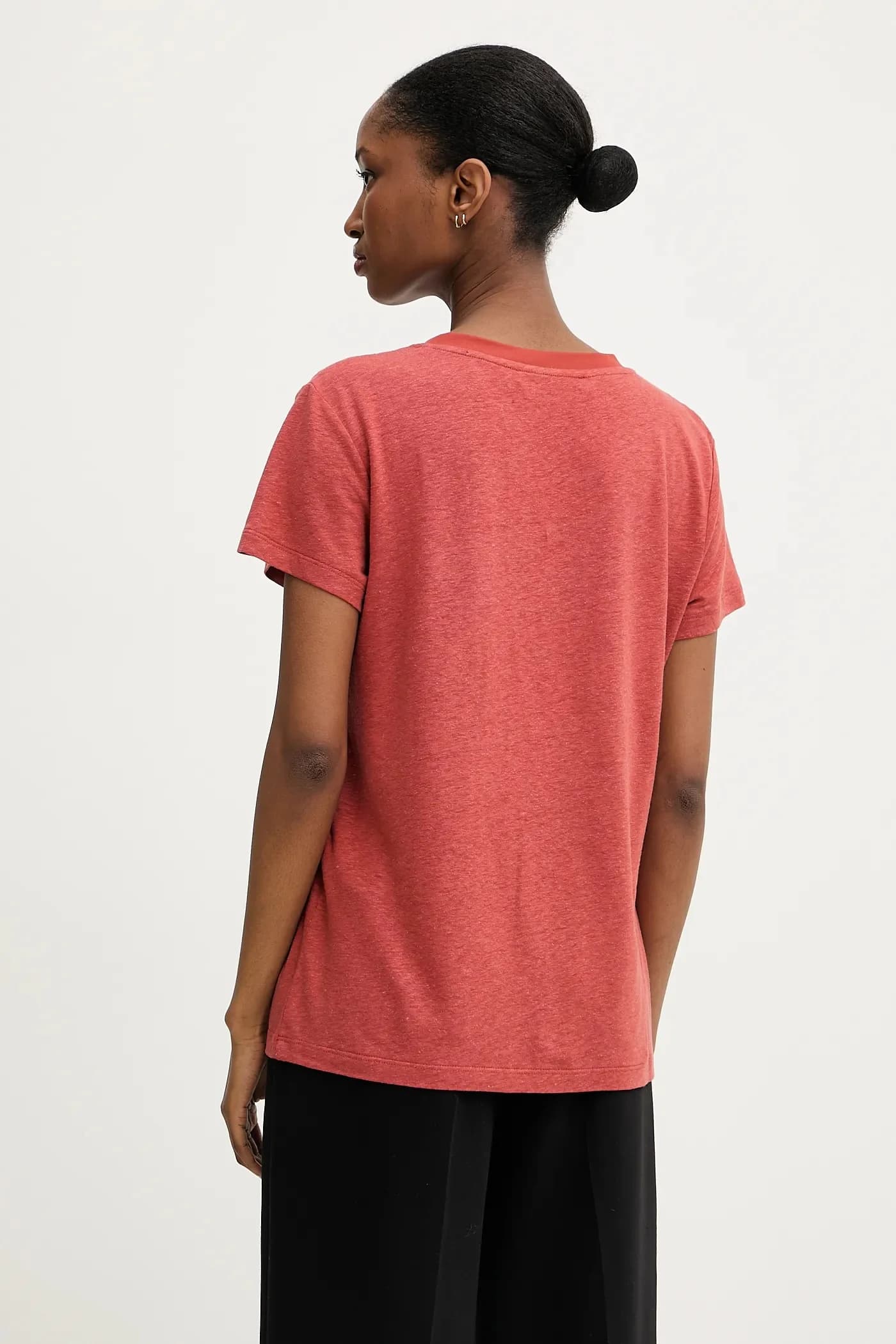 Льняная футболка - фото 2