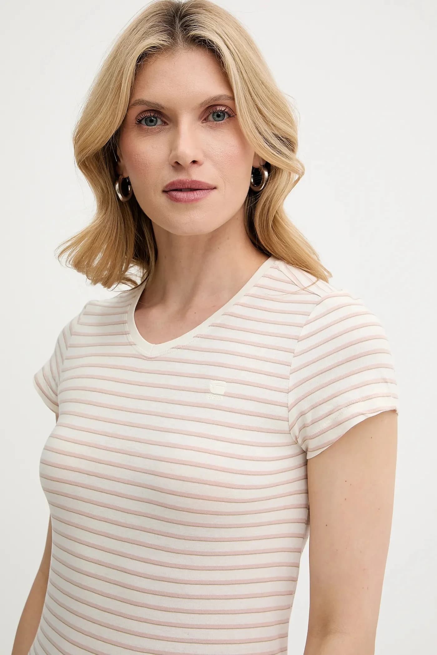 Футболка из сырого хлопка Stripe eyben slim v t 2.0 - фото 4