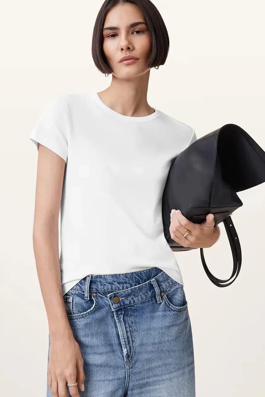 футболка STEVIE из хлопка - фото 5