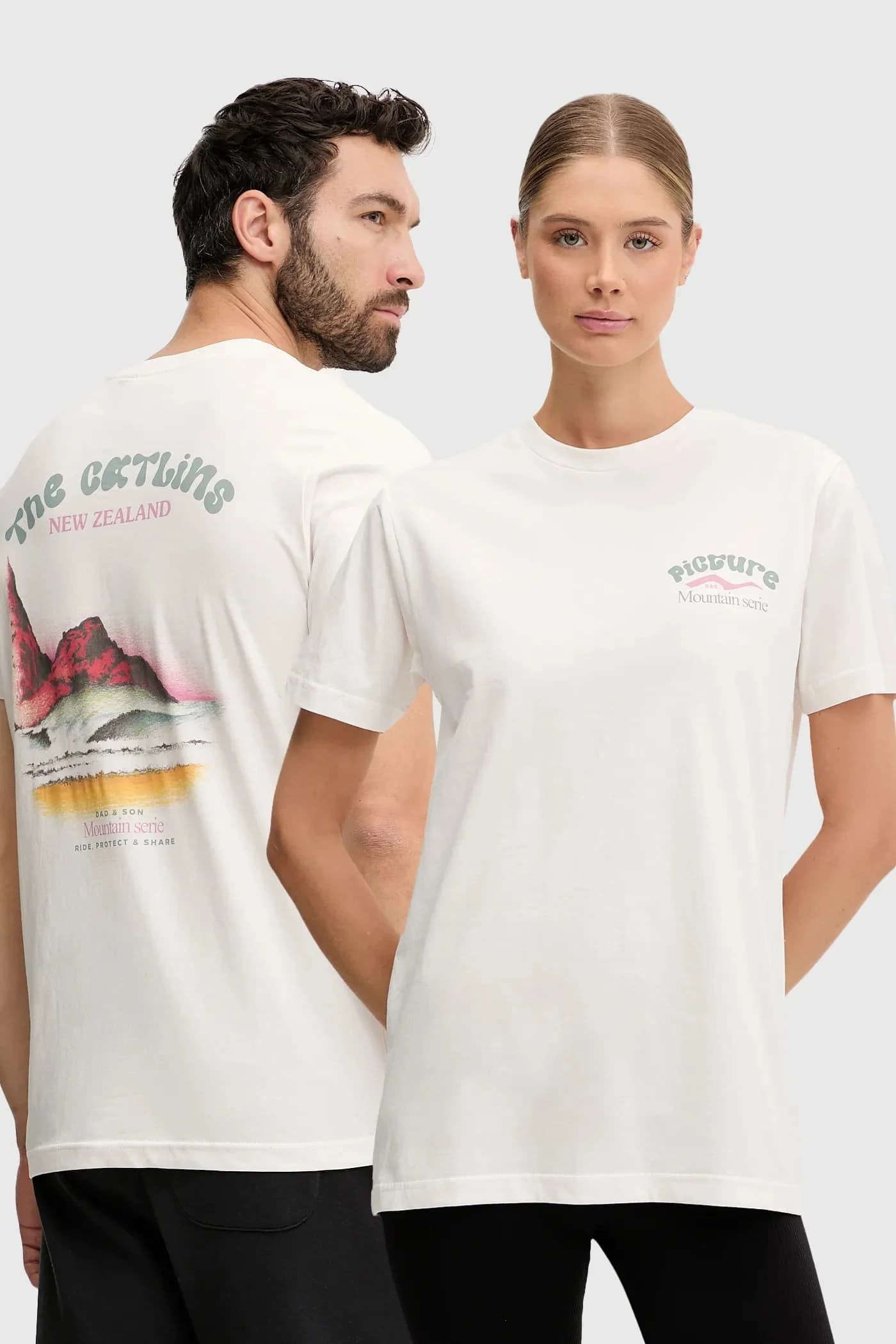 Хлопковая футболка D&S Catlins