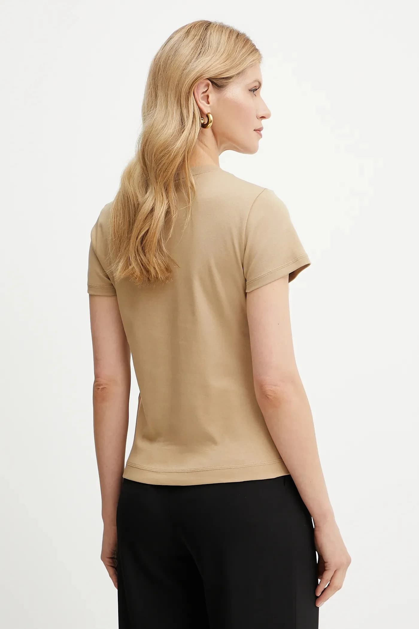 хлопковая футболка LANGU - фото 3