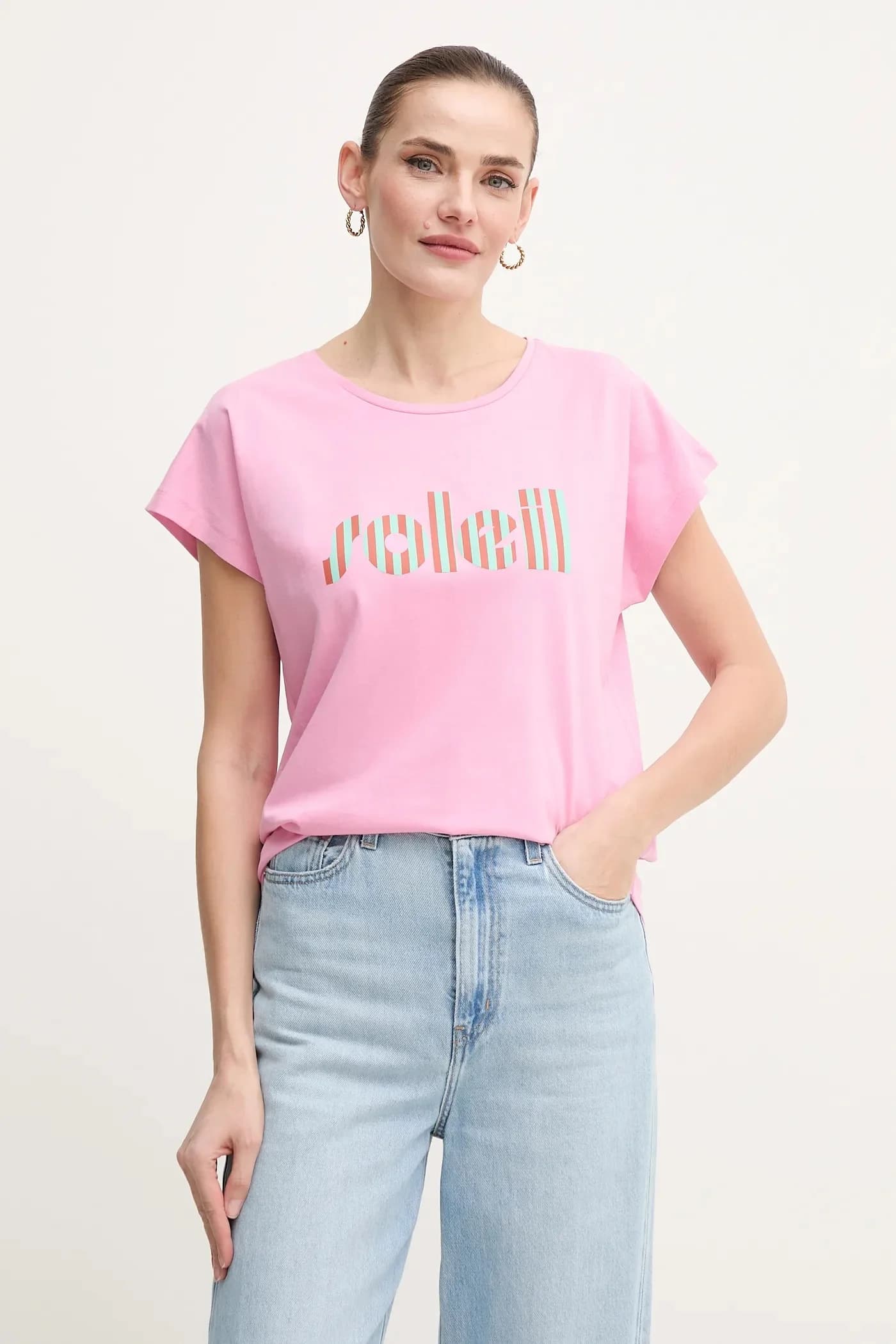 Хлопковая футболка TYFANY