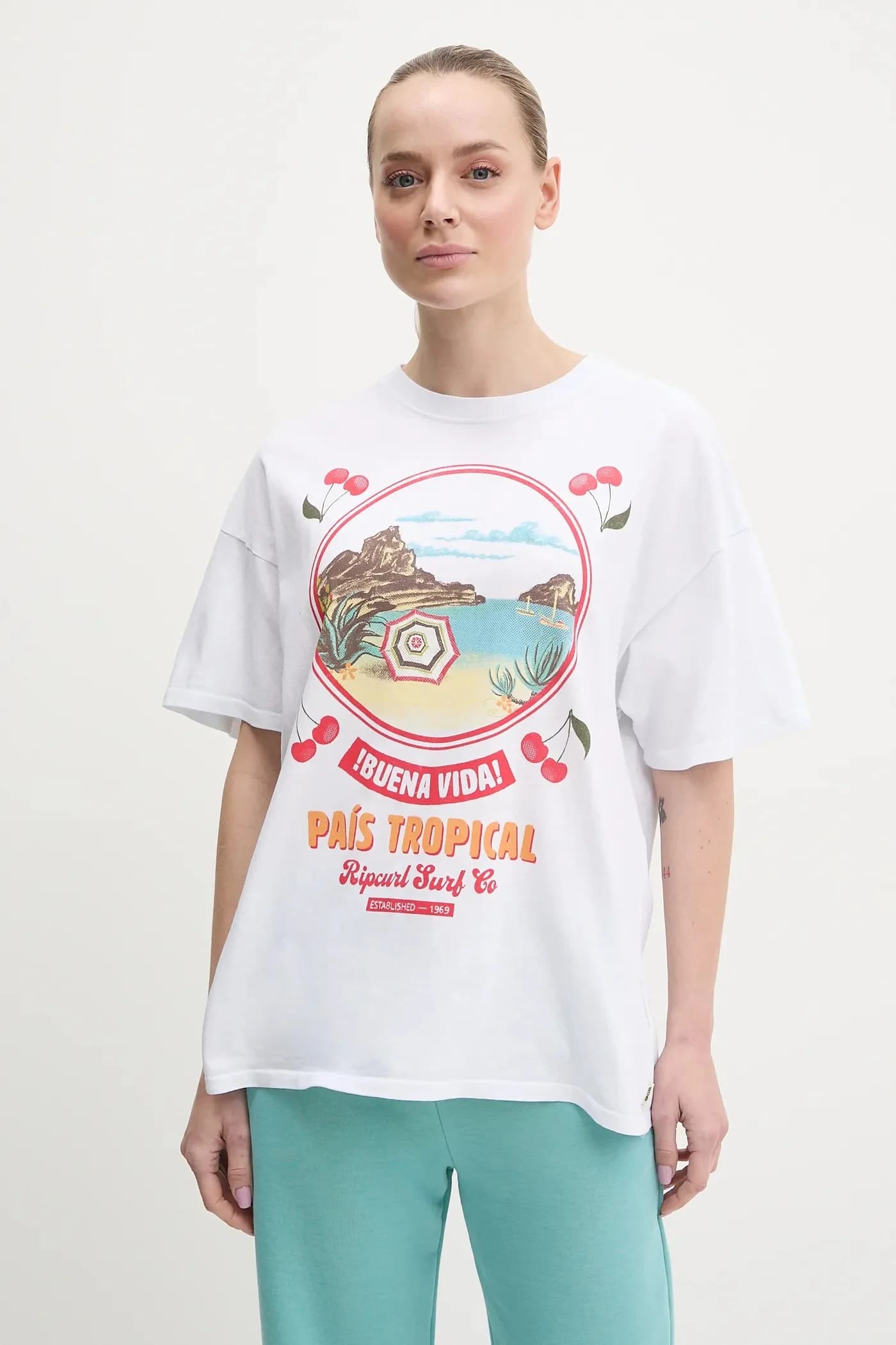 Хлопковая футболка COVE HERITAGE