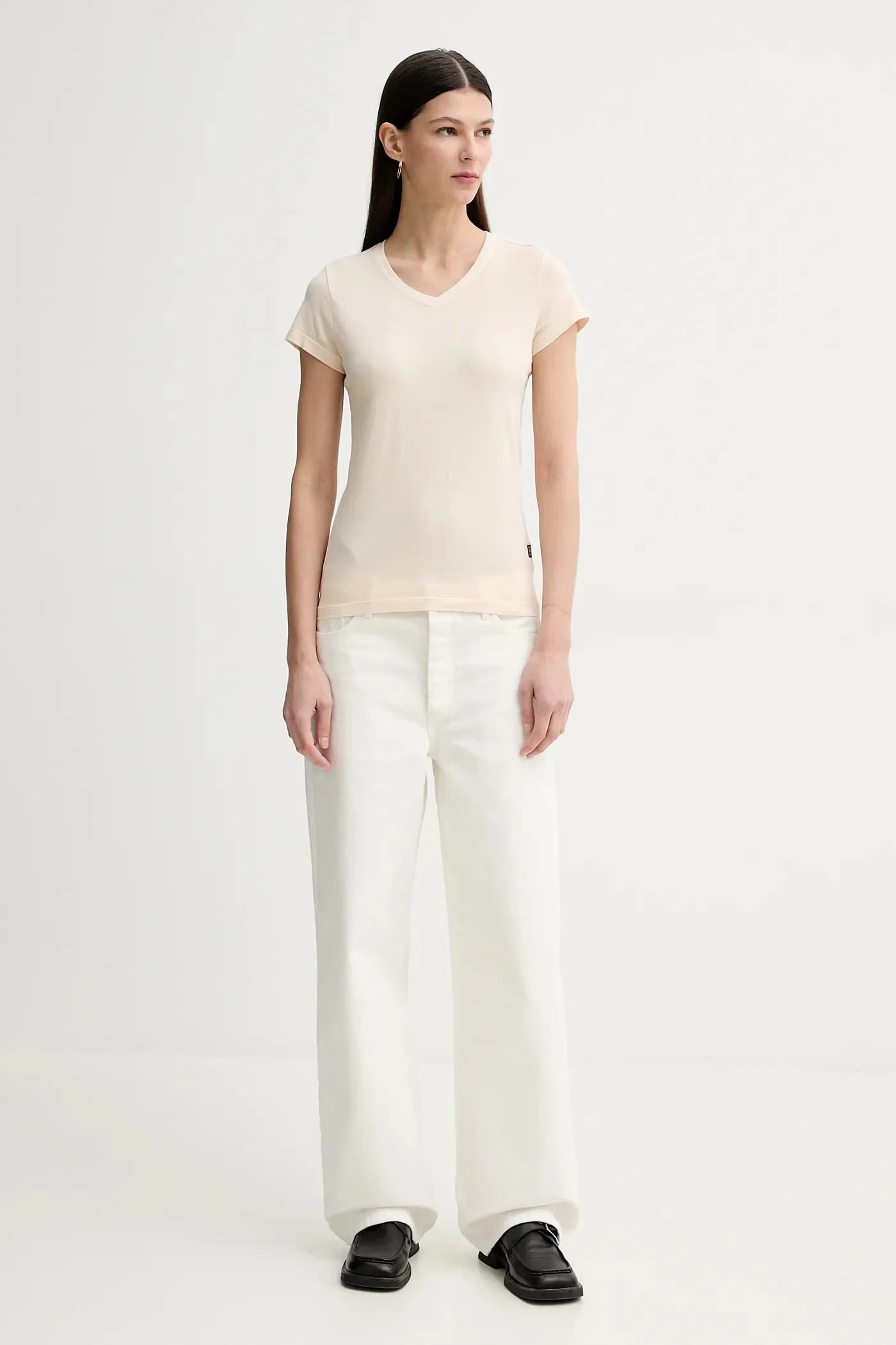 Перекрашенная хлопковая футболка eyben slim v t 2.0 - фото 2