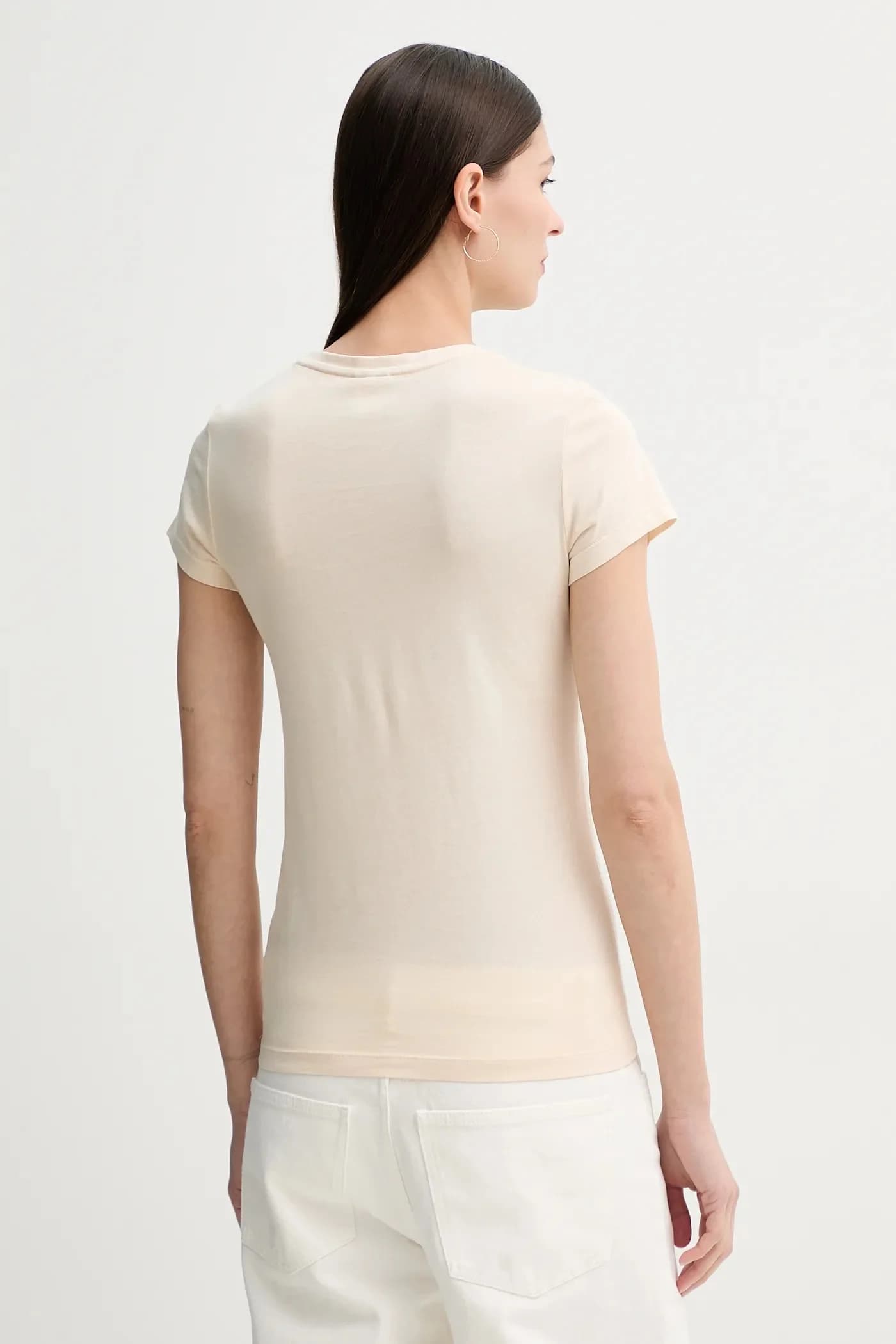 Перекрашенная хлопковая футболка eyben slim v t 2.0 - фото 3