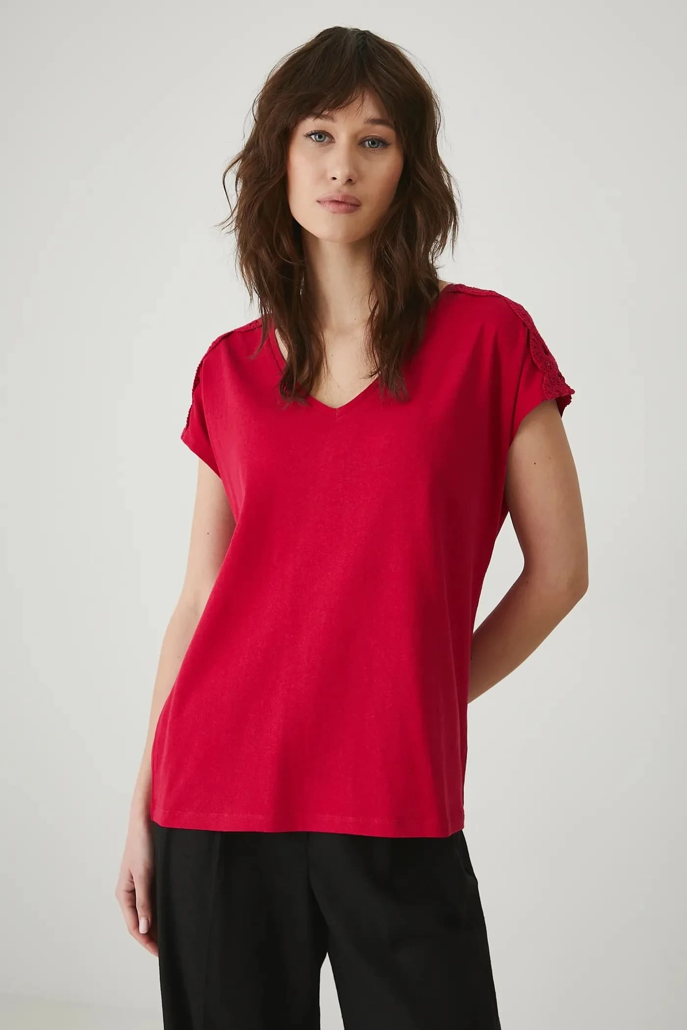 Льняная футболка - фото 4