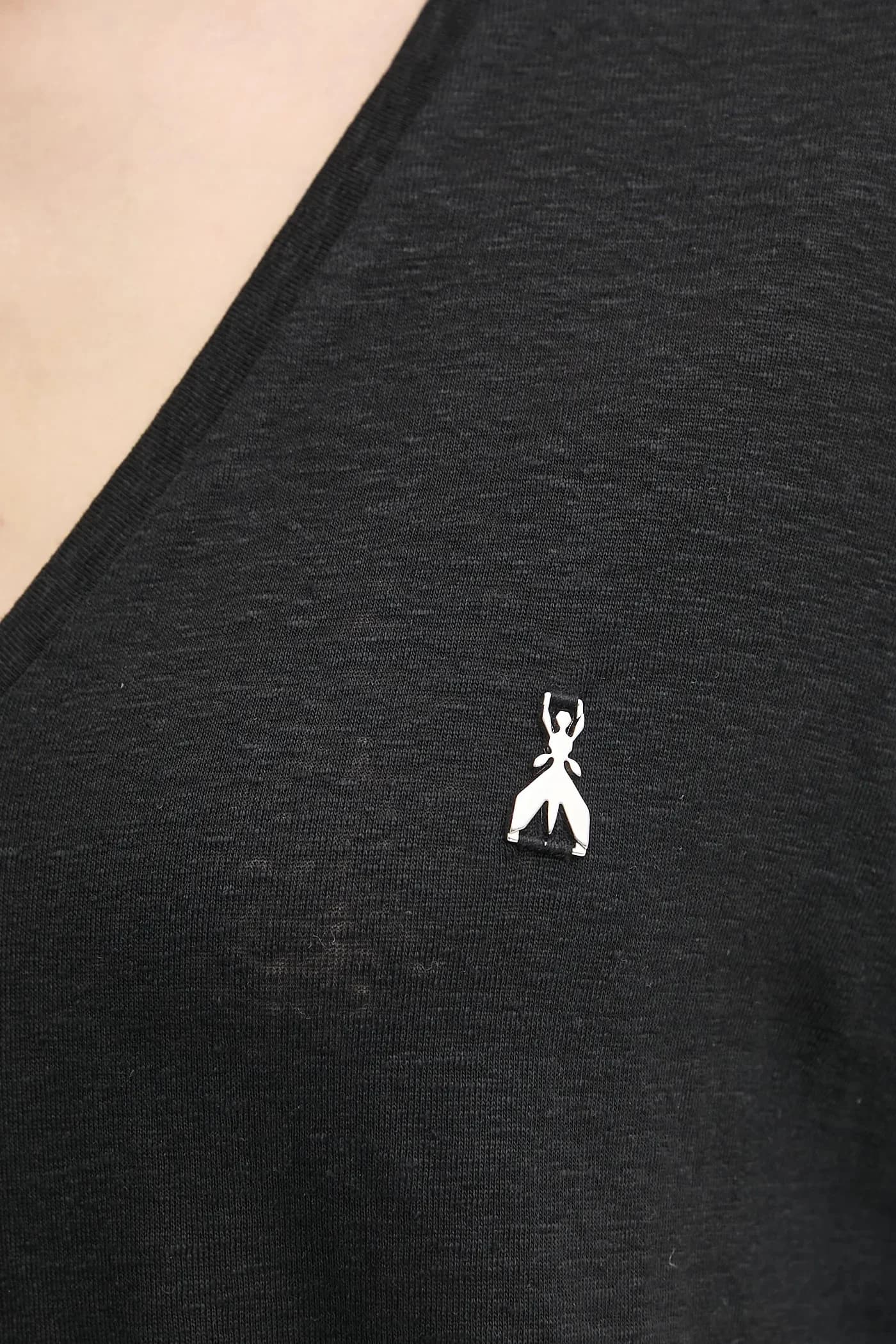 Льняная футболка - фото 5