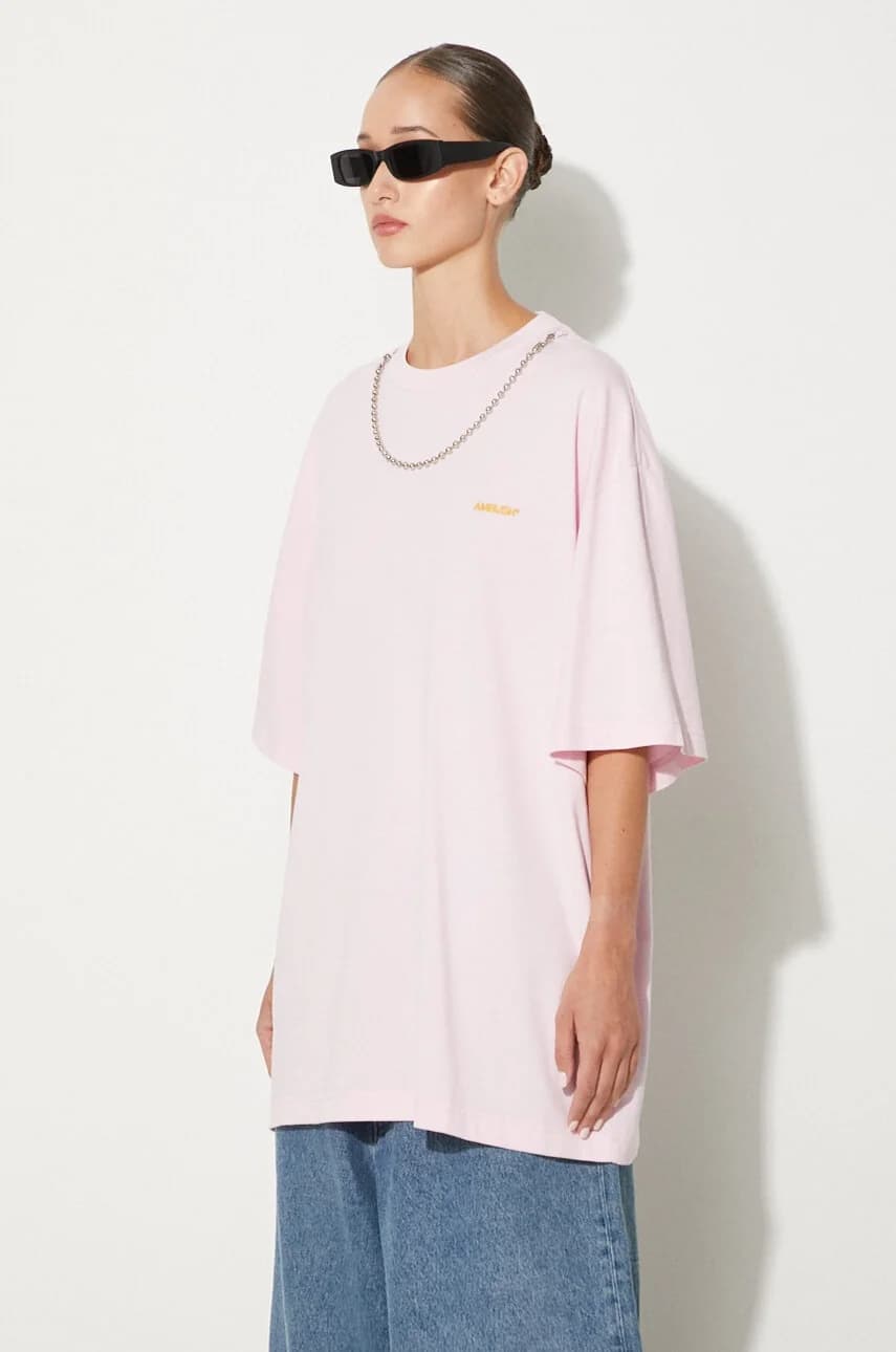 Хлопковая футболка с шариковой цепочкой - фото 4