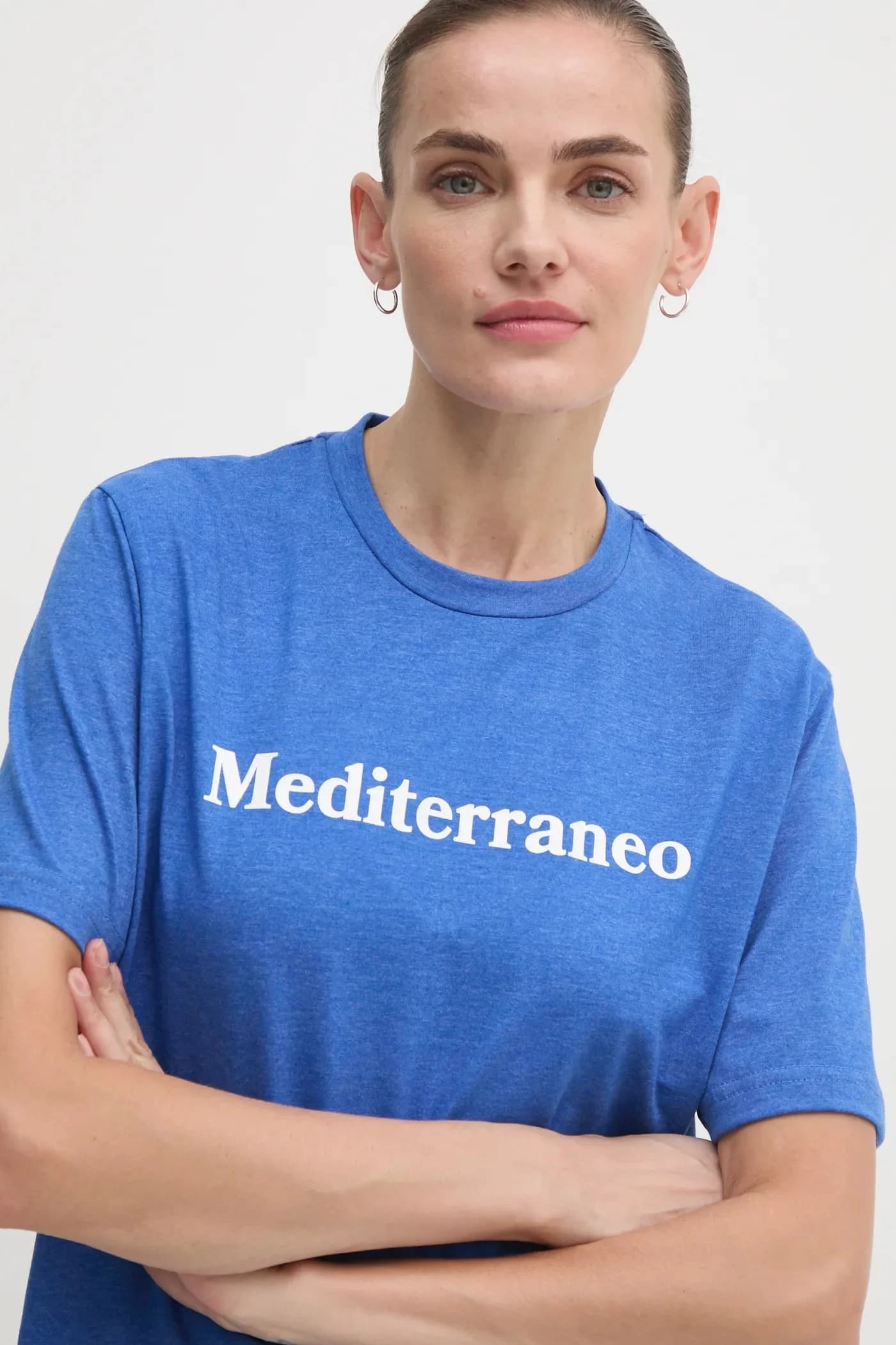 Хлопковая футболка Mediterraneo - фото 3