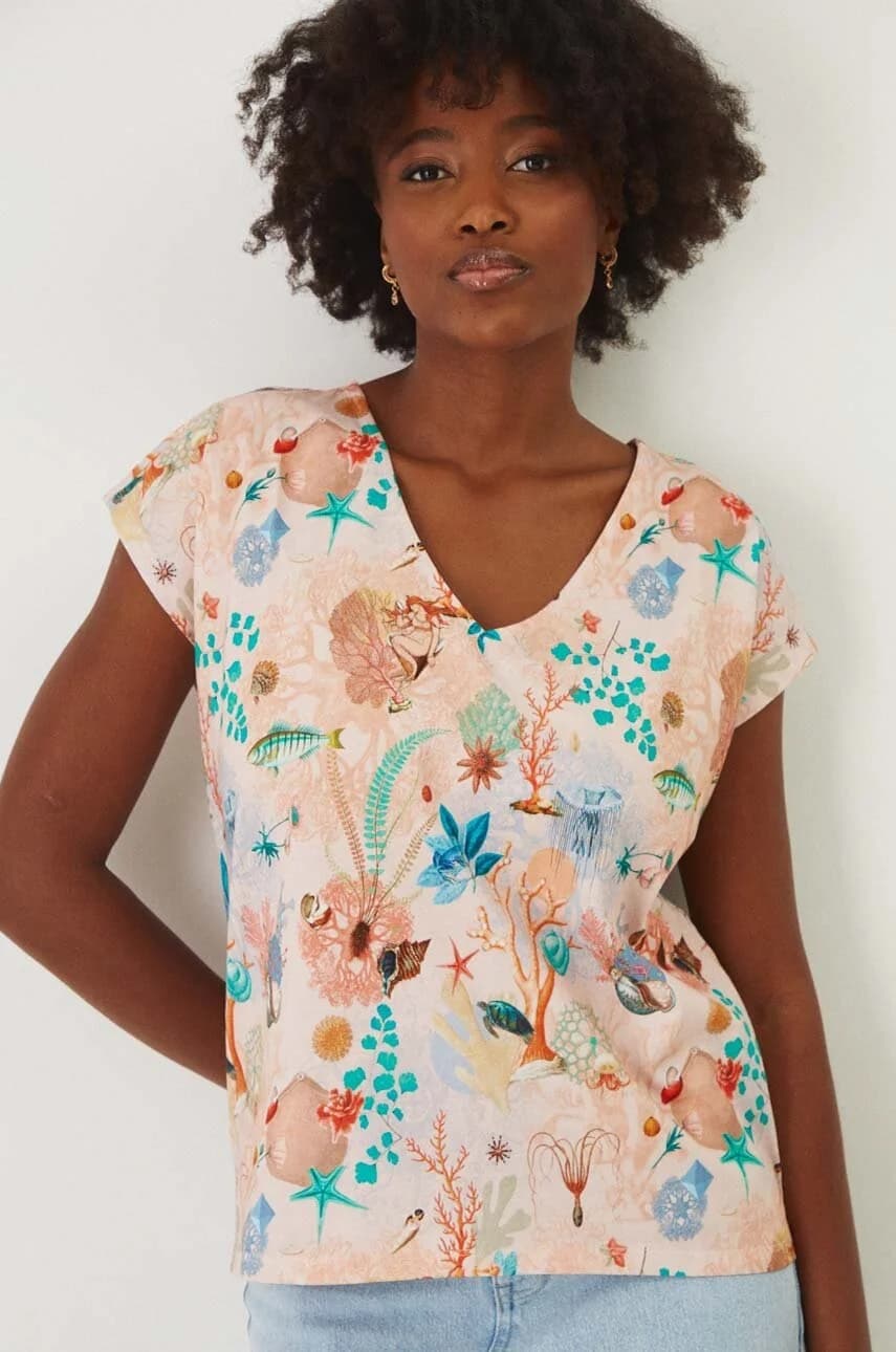 Хлопковая футболка - фото 6