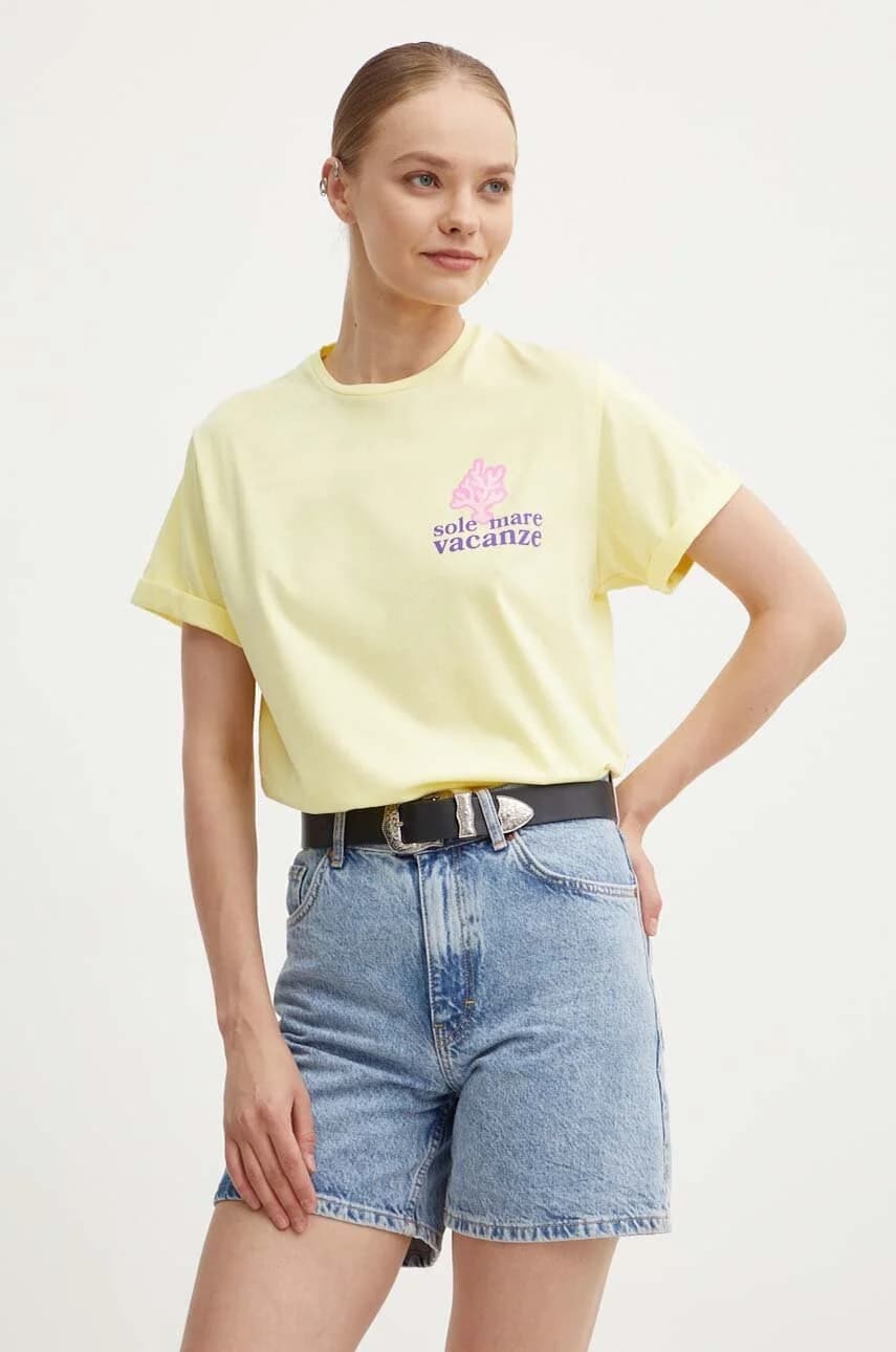 Хлопковая футболка Sole Mare Vacanze - фото 3