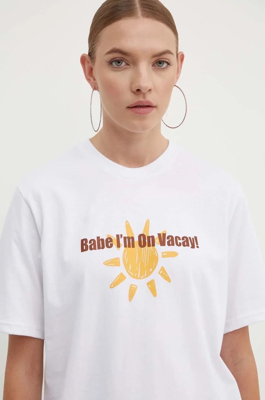 Хлопковая футболка On Vacay - фото 7