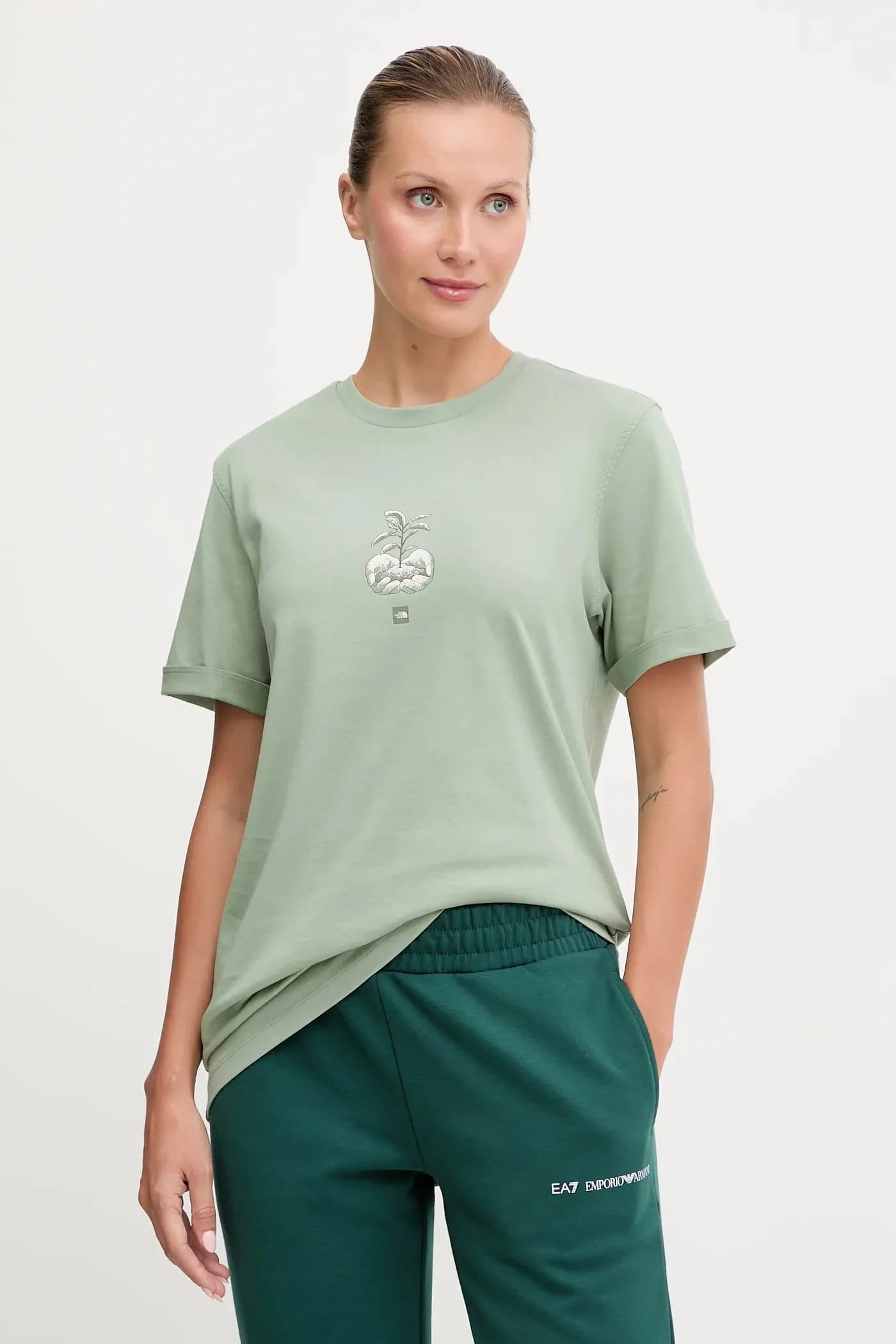 Непринужденная хлопковая футболка Connect - фото 3