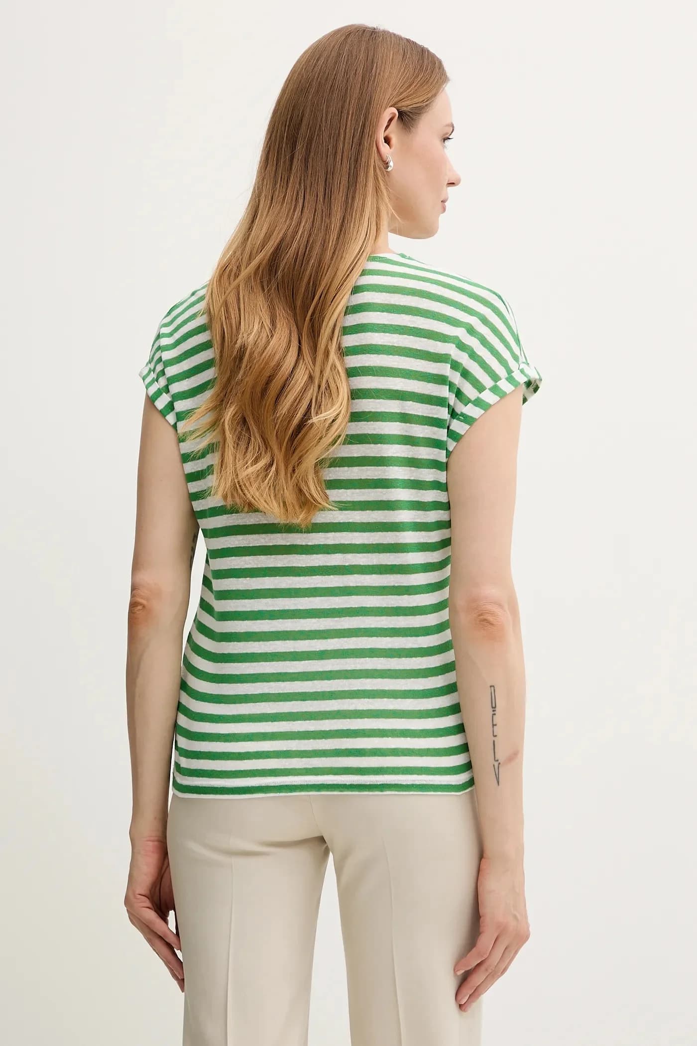 Футболка из смесового льна - фото 3