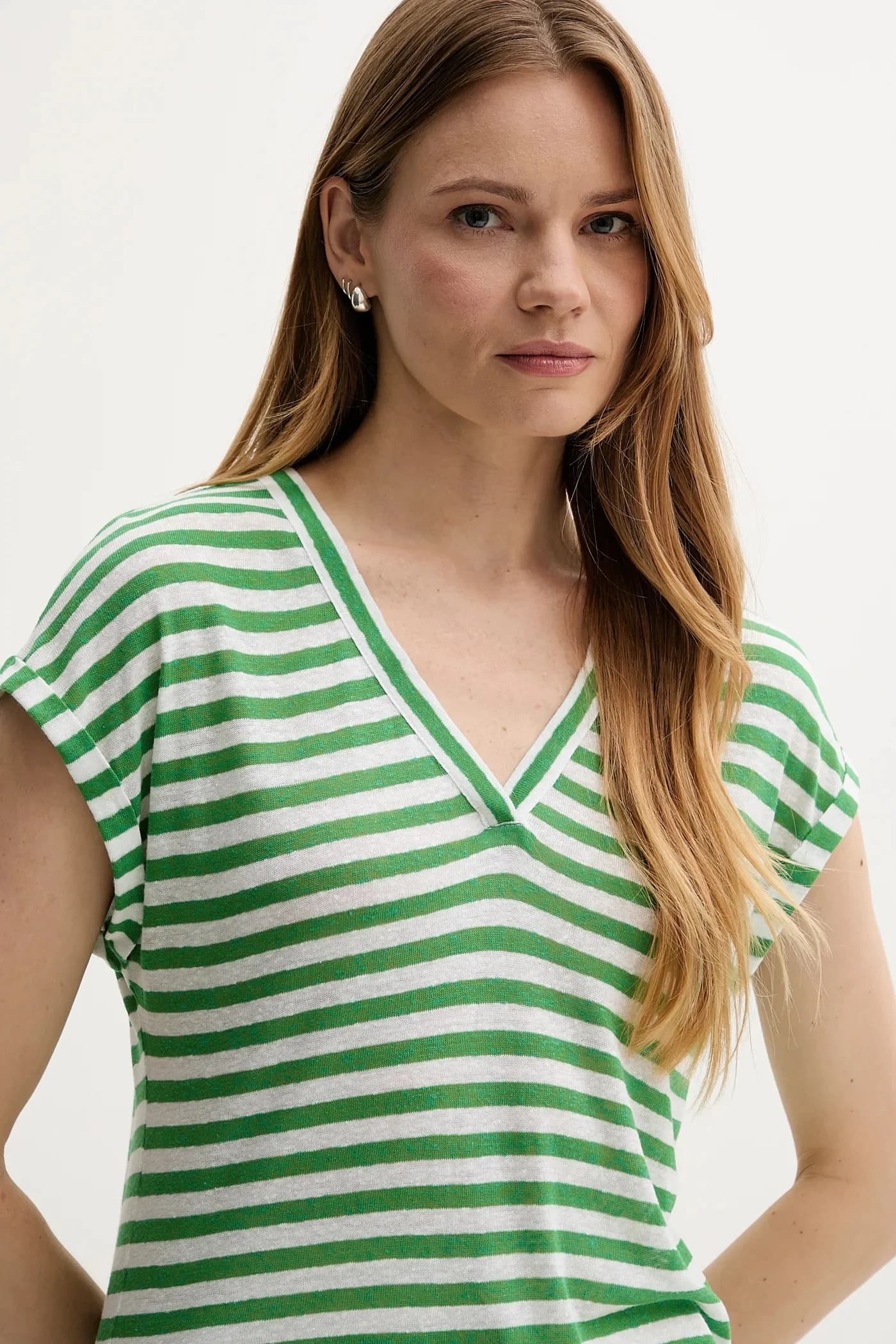 Футболка из смесового льна - фото 4