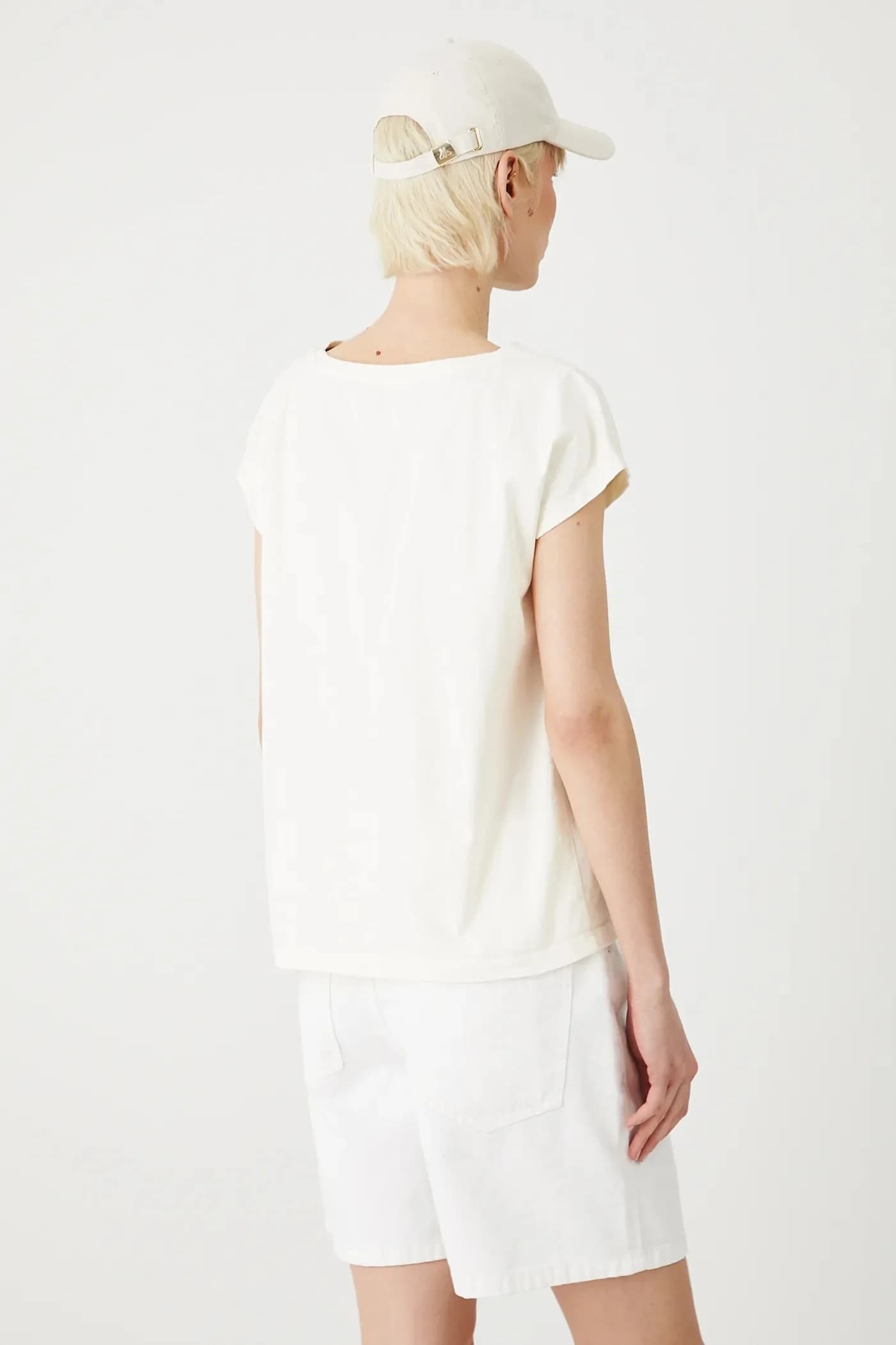 Хлопковая футболка - фото 4