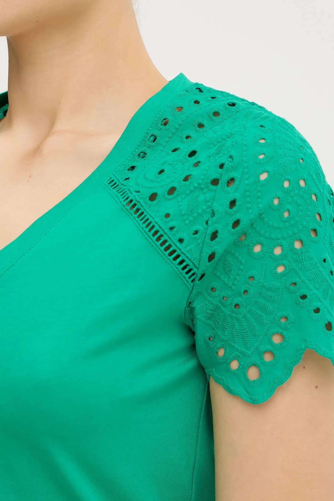 Хлопковая футболка - фото 5