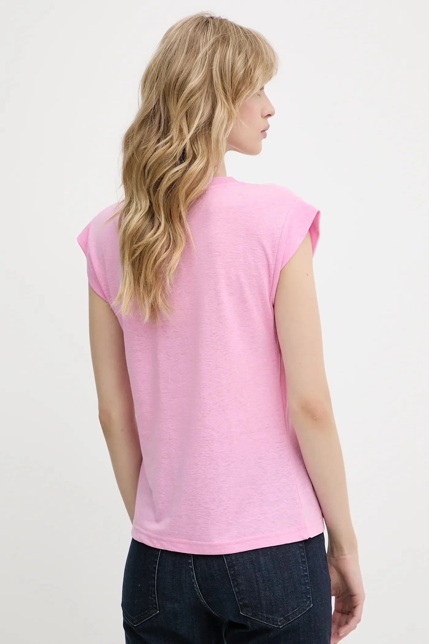 Льняная футболка - фото 3