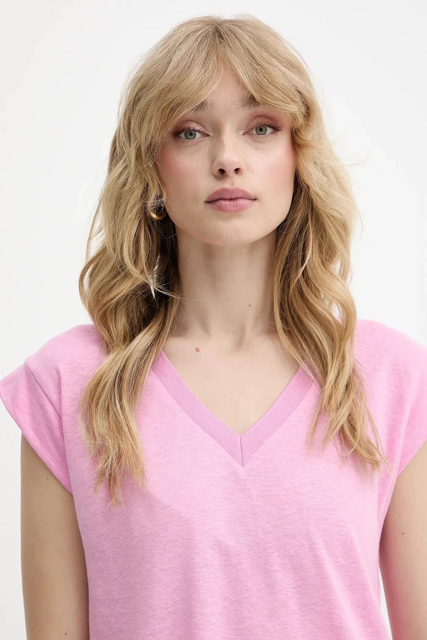 Льняная футболка - фото 4