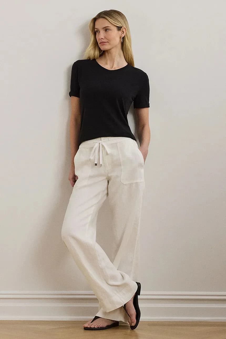 Льняная футболка - фото 3