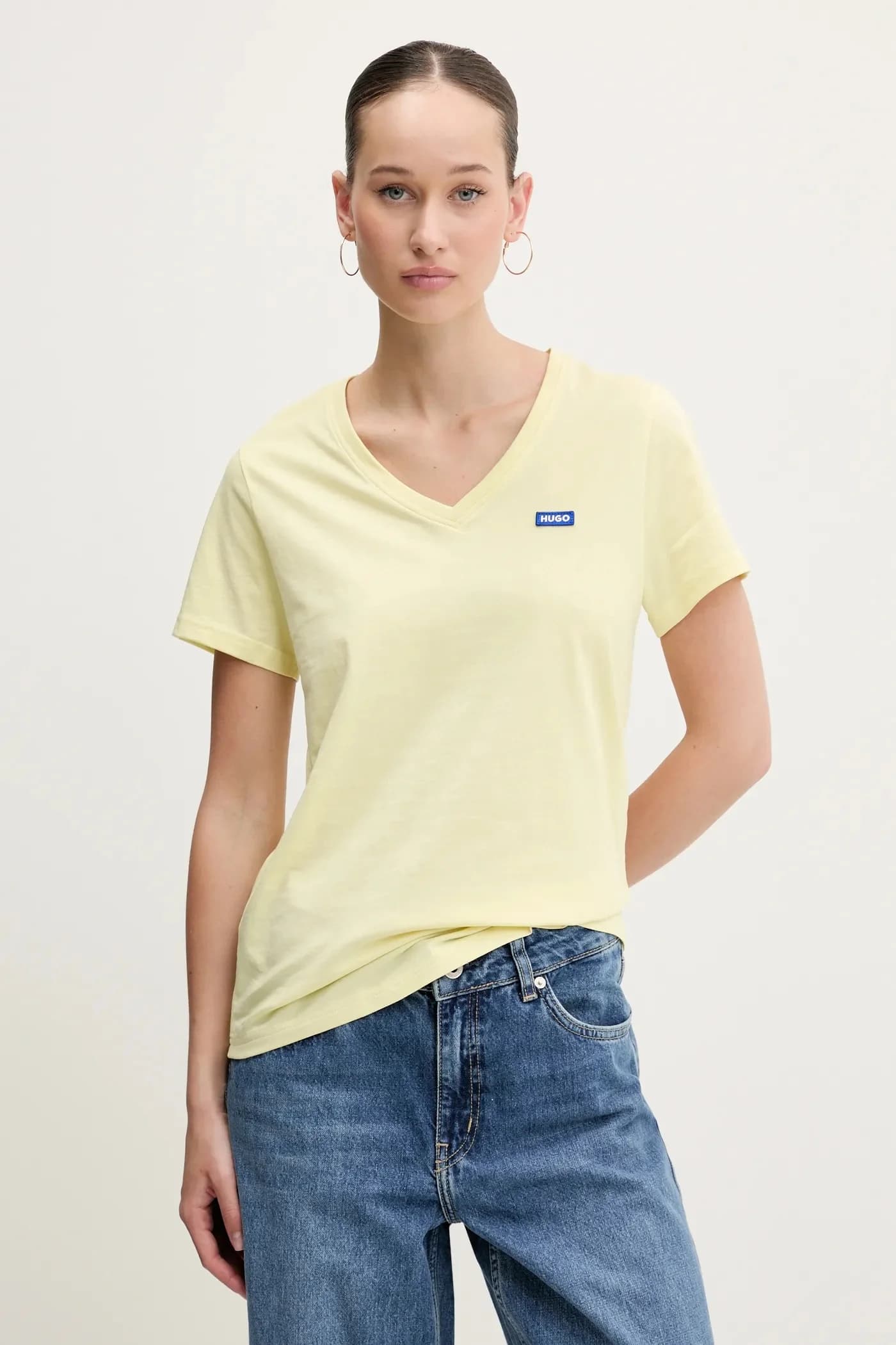 Классическая хлопковая футболка V_B