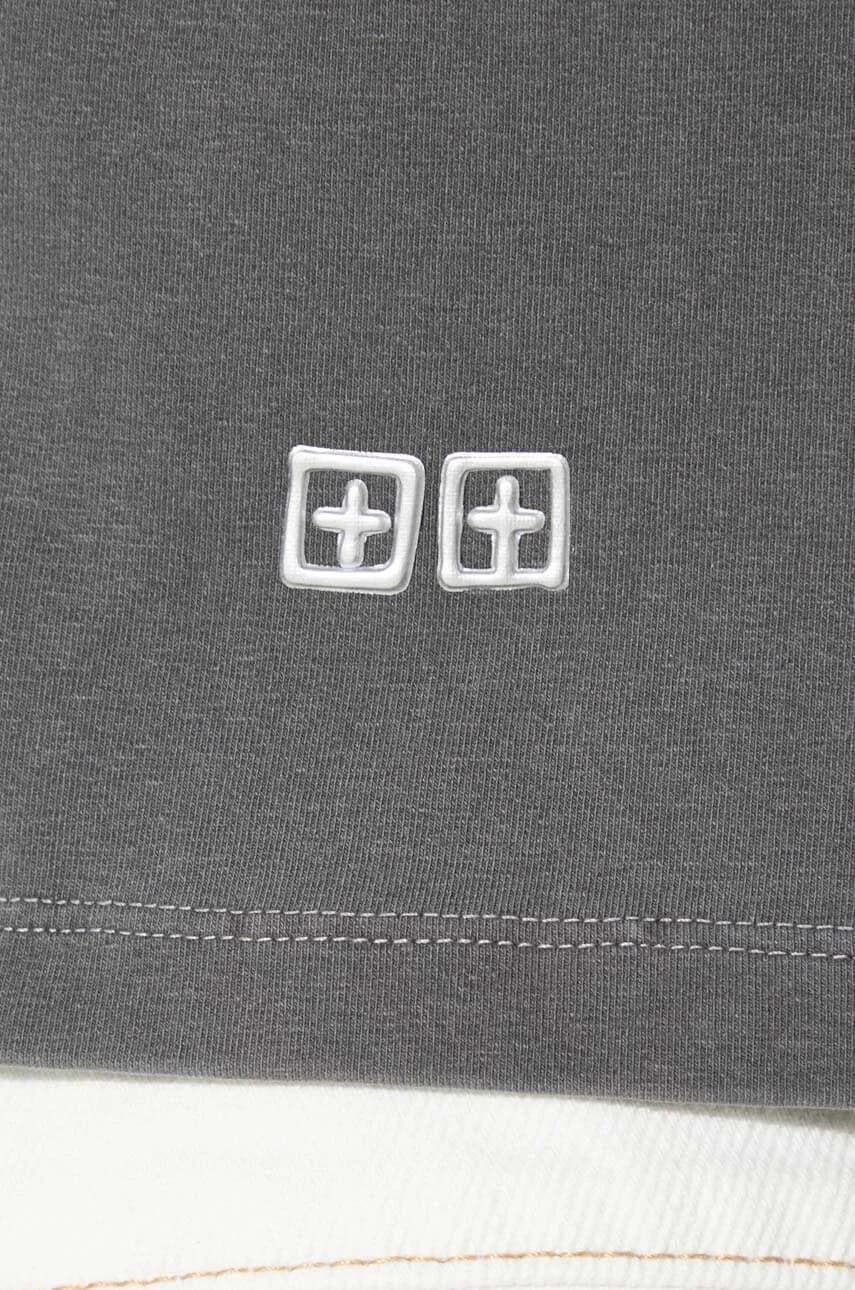 Футболка Stacked Baby из нержавеющей стали Темно-серая футболка - фото 6