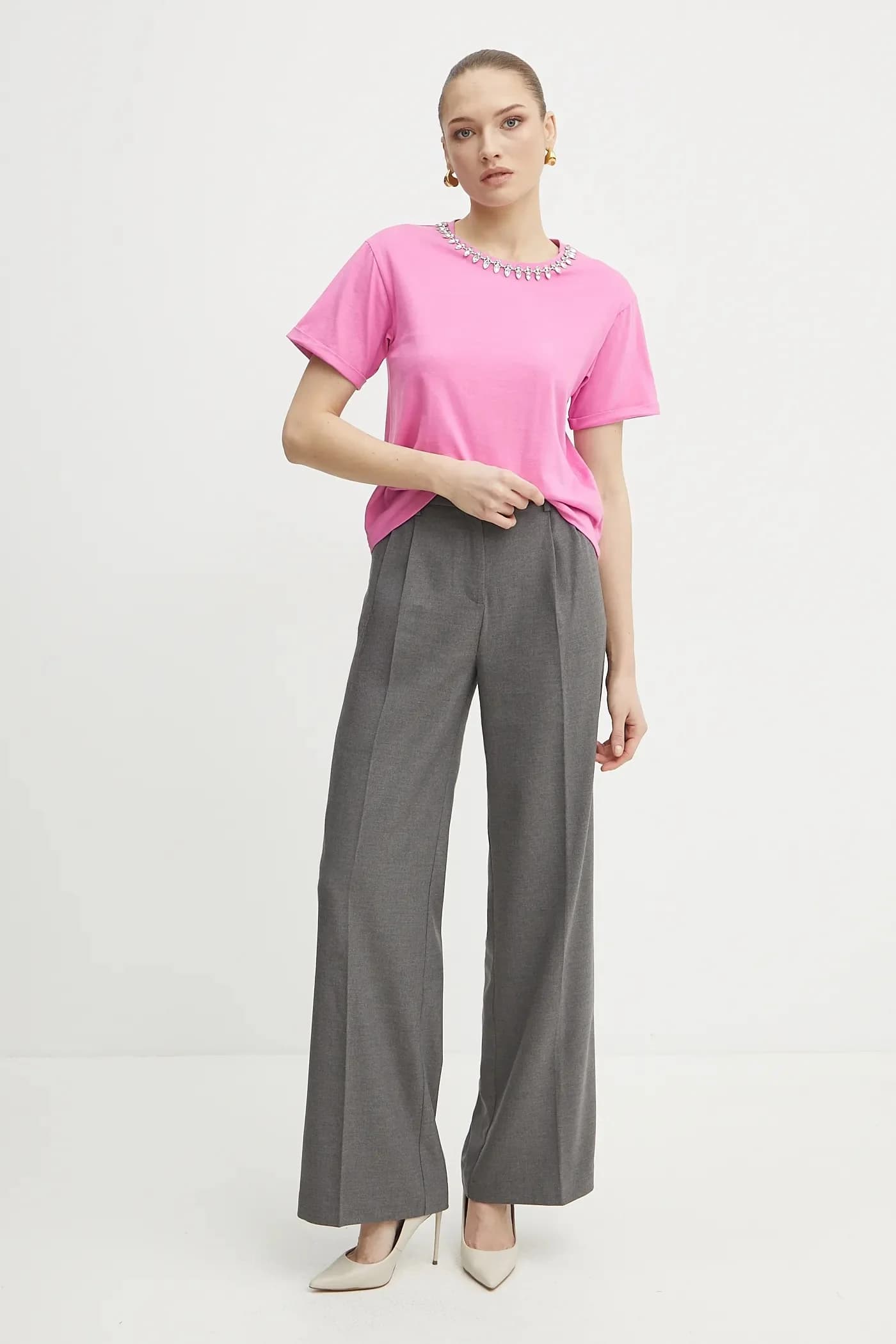 Хлопковая футболка DOUTI - фото 2